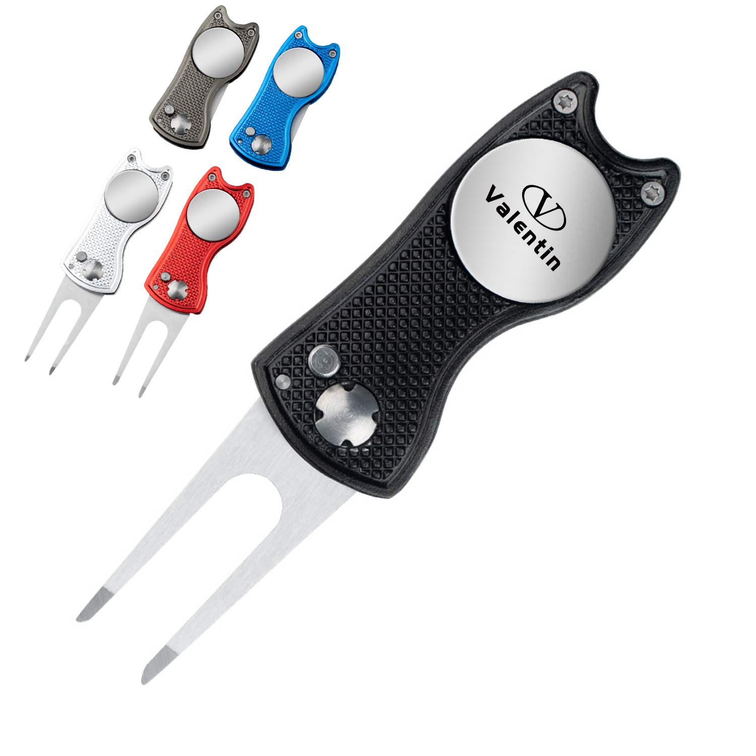 Metal Foldable Golf Divot Tool