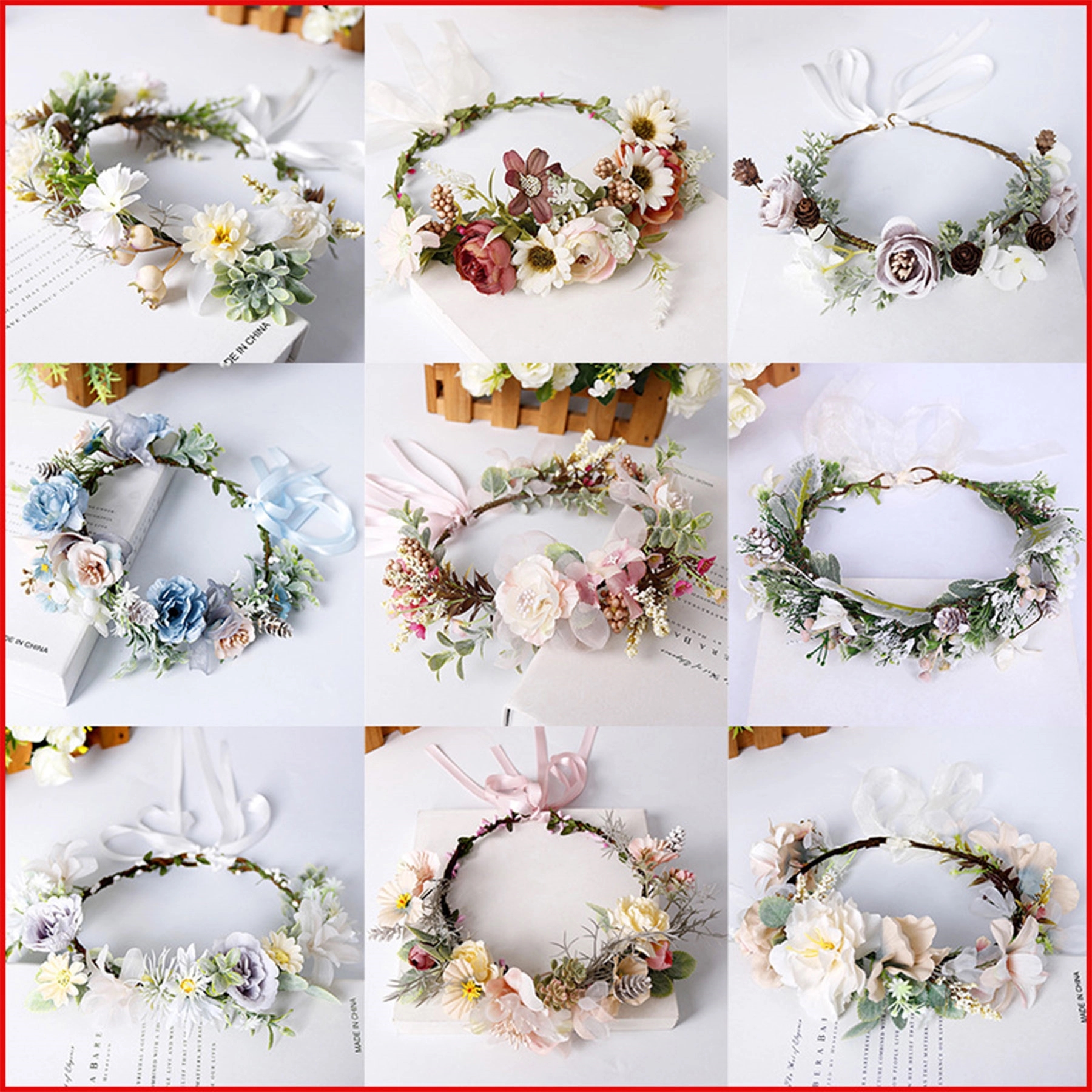 High Quality Standard Handmade Flower Crown