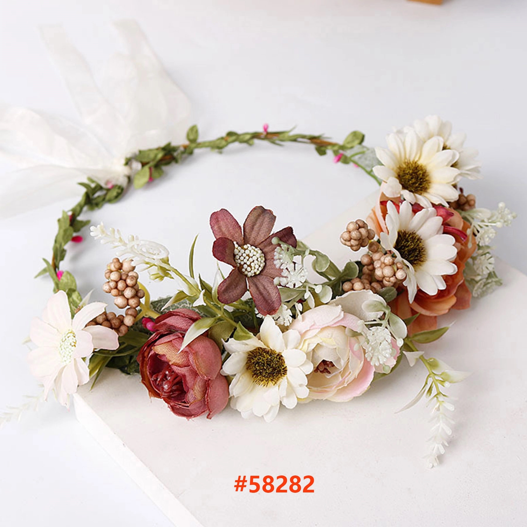 High Quality Standard Handmade Flower Crown - Image 3