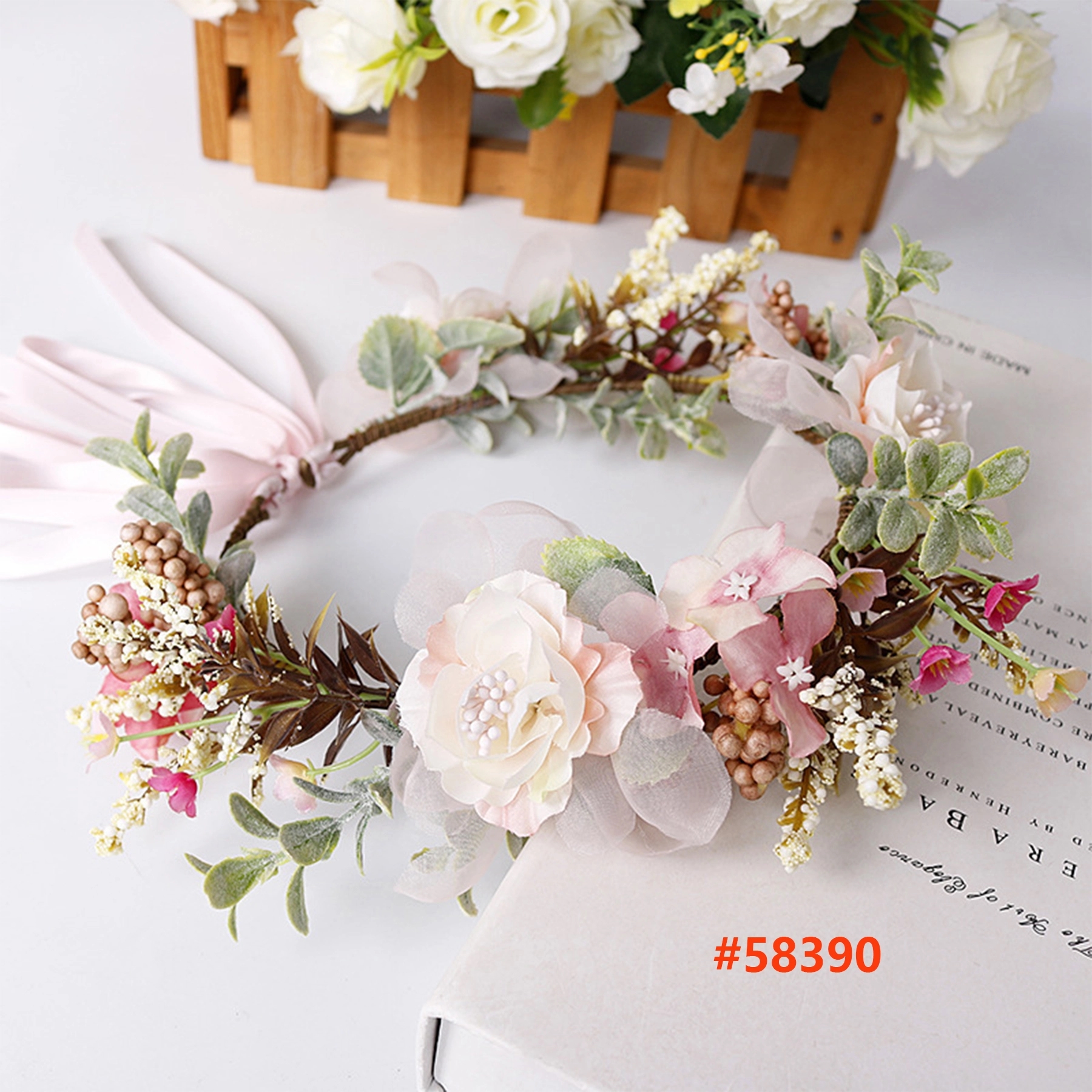 High Quality Standard Handmade Flower Crown - Image 5