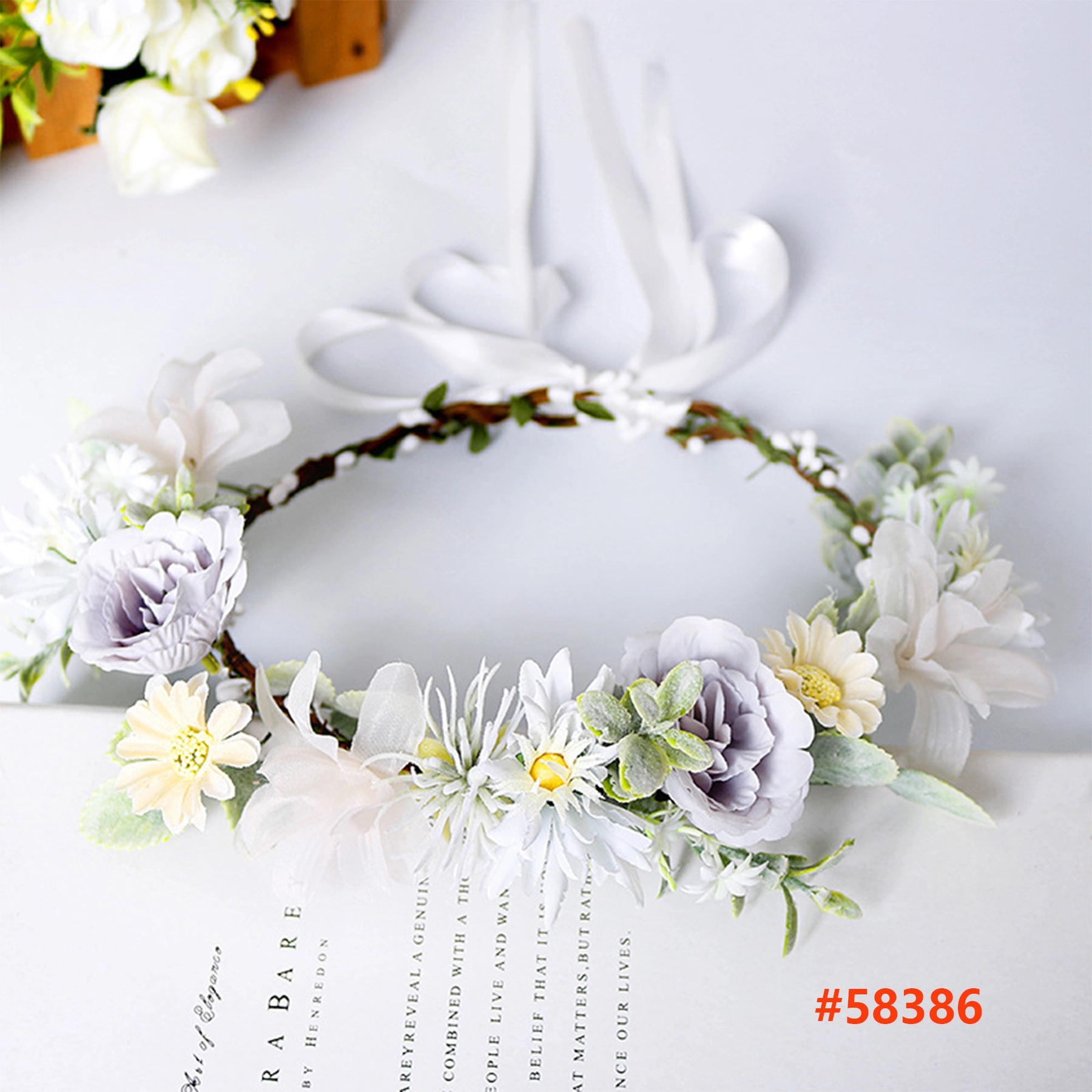High Quality Standard Handmade Flower Crown - Image 7