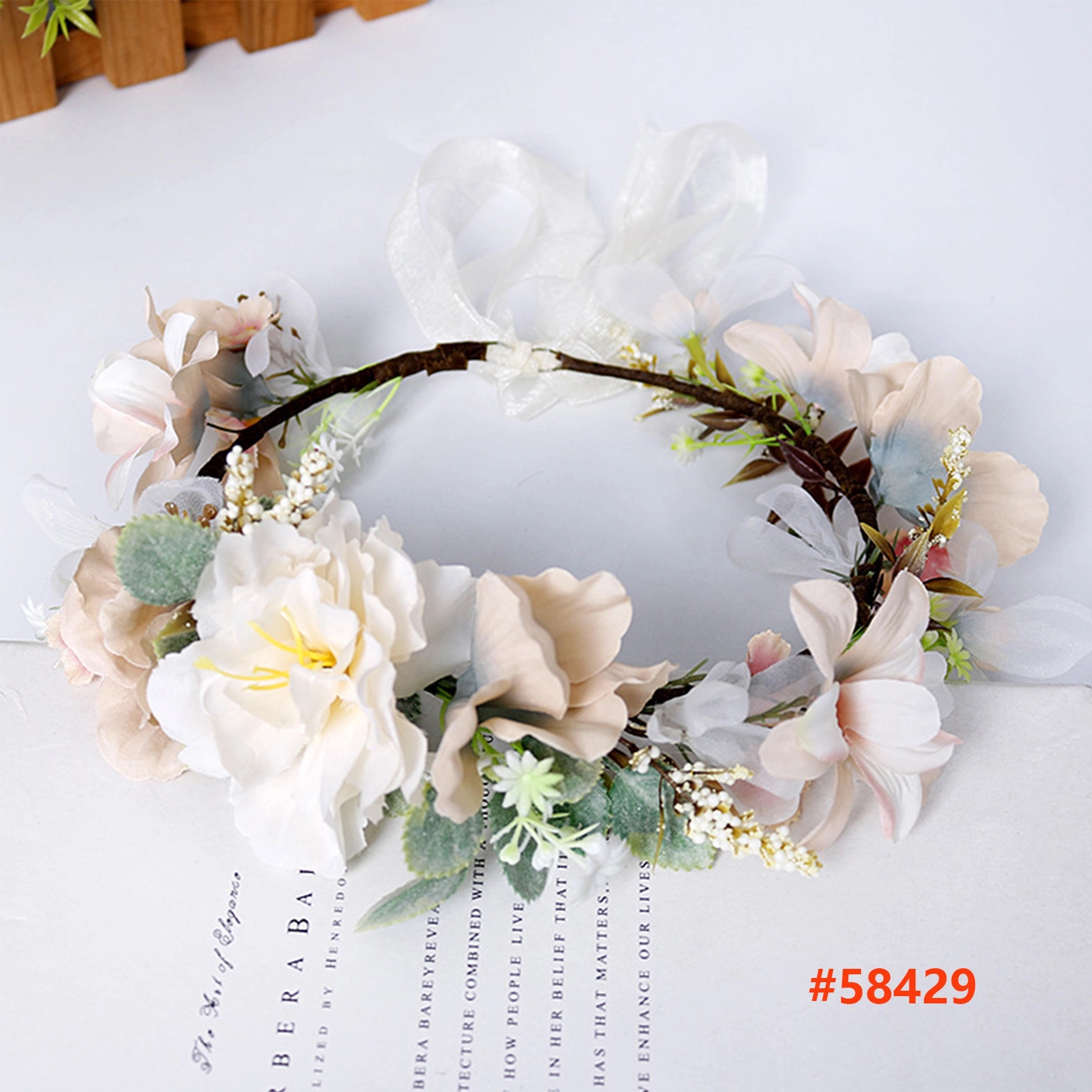High Quality Standard Handmade Flower Crown - Image 9