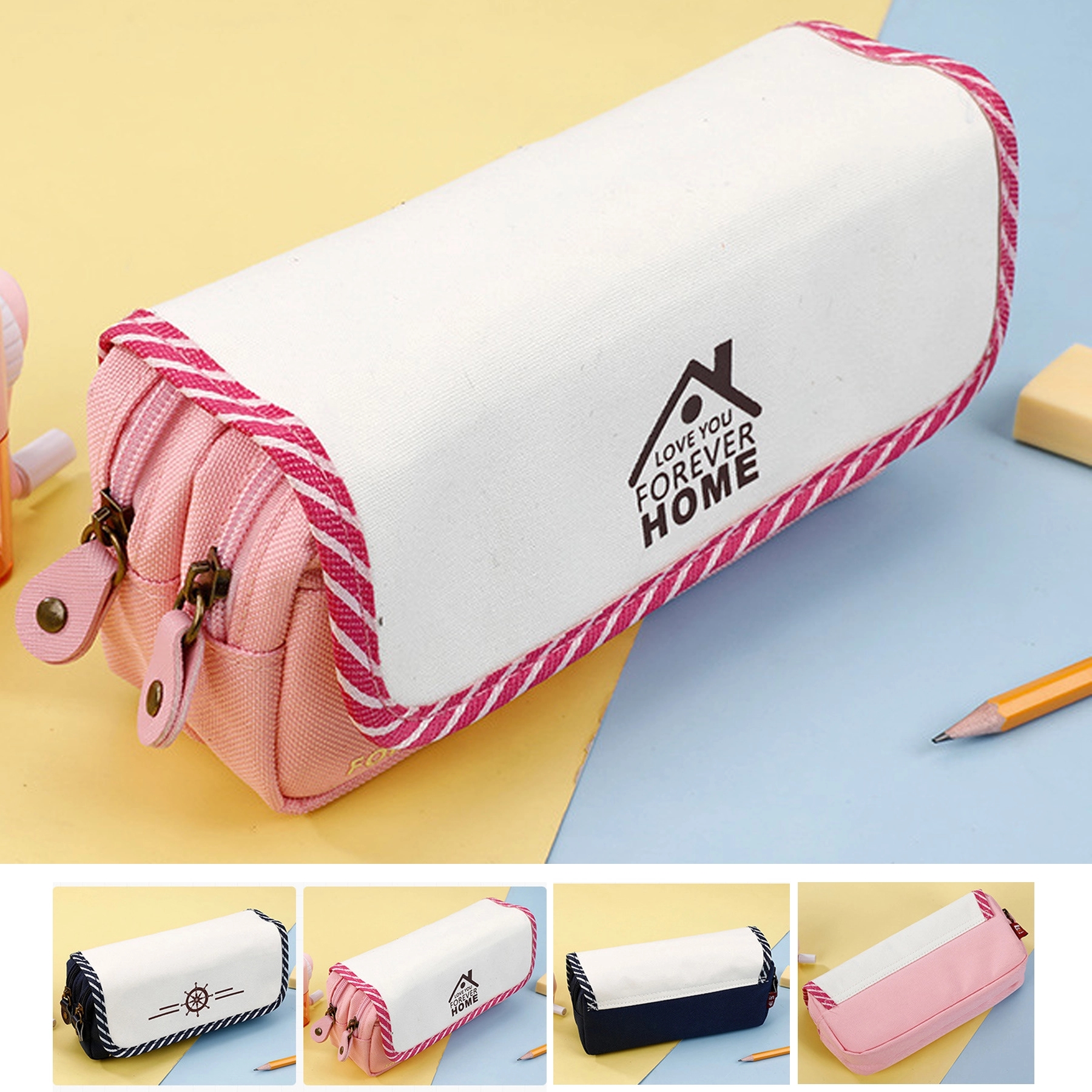 Double-layer Large Capacity Stationery Box