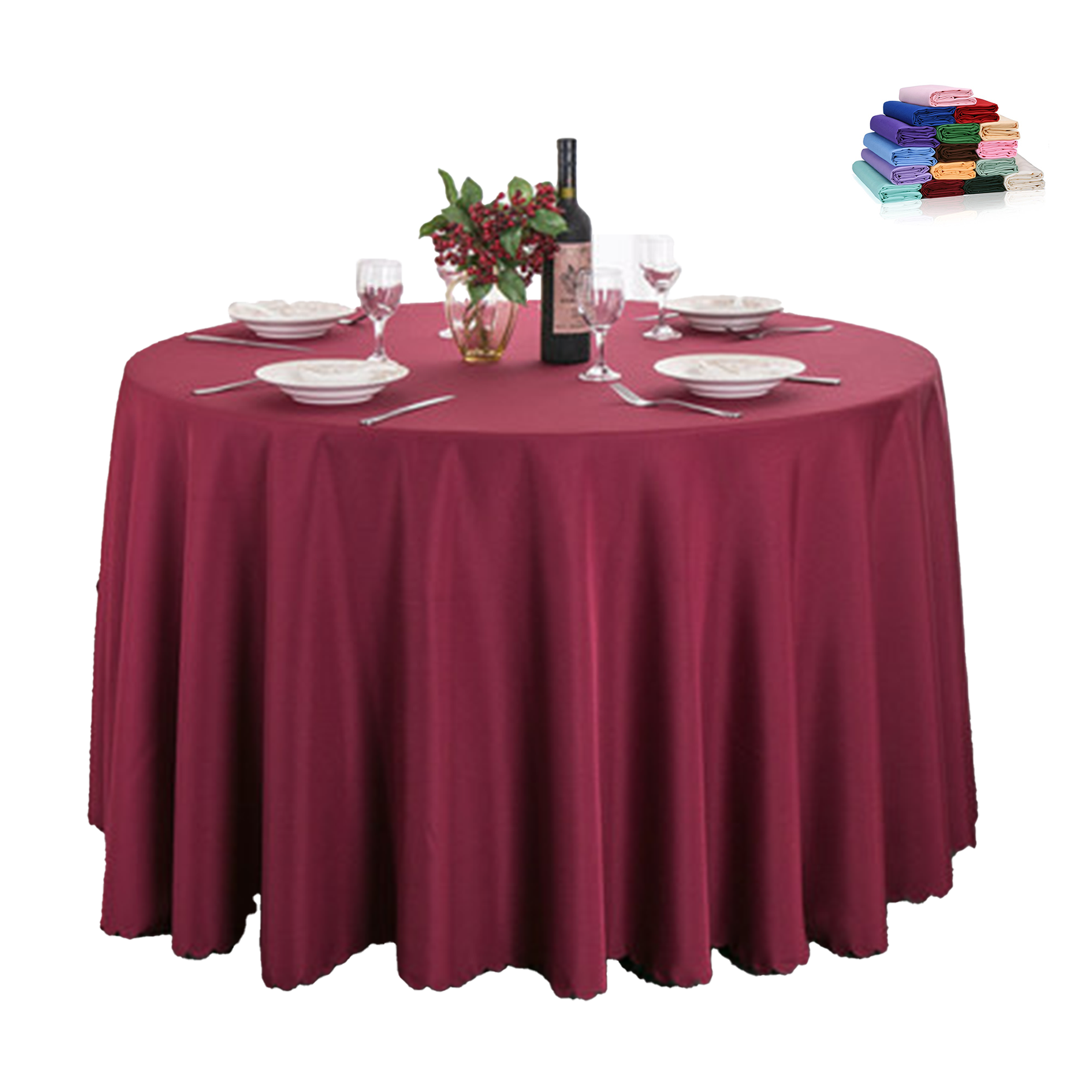 Round Table Cloth For Dinner Party