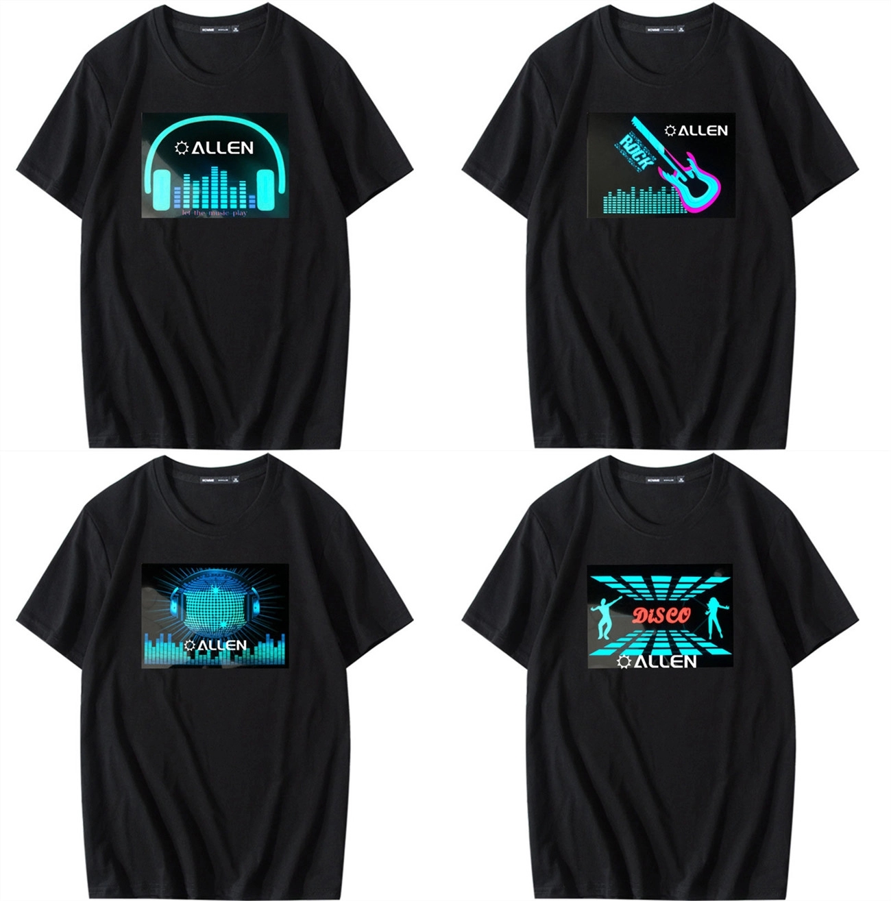 Sound Activated Led Light Music Clothes