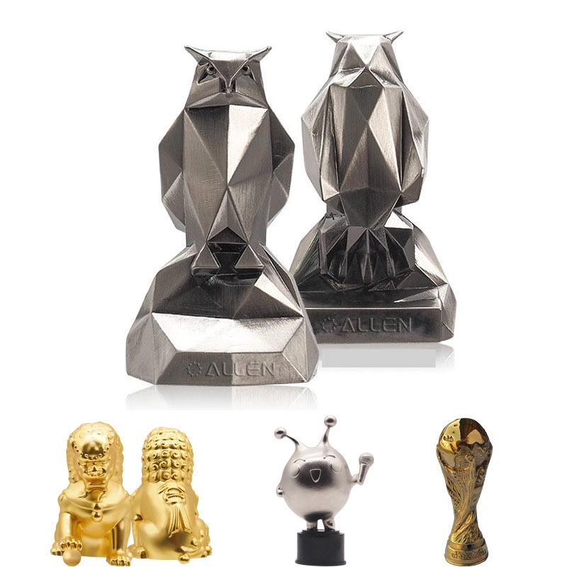 Customized Zinc Alloy Electroplating Publicity Award Trophy