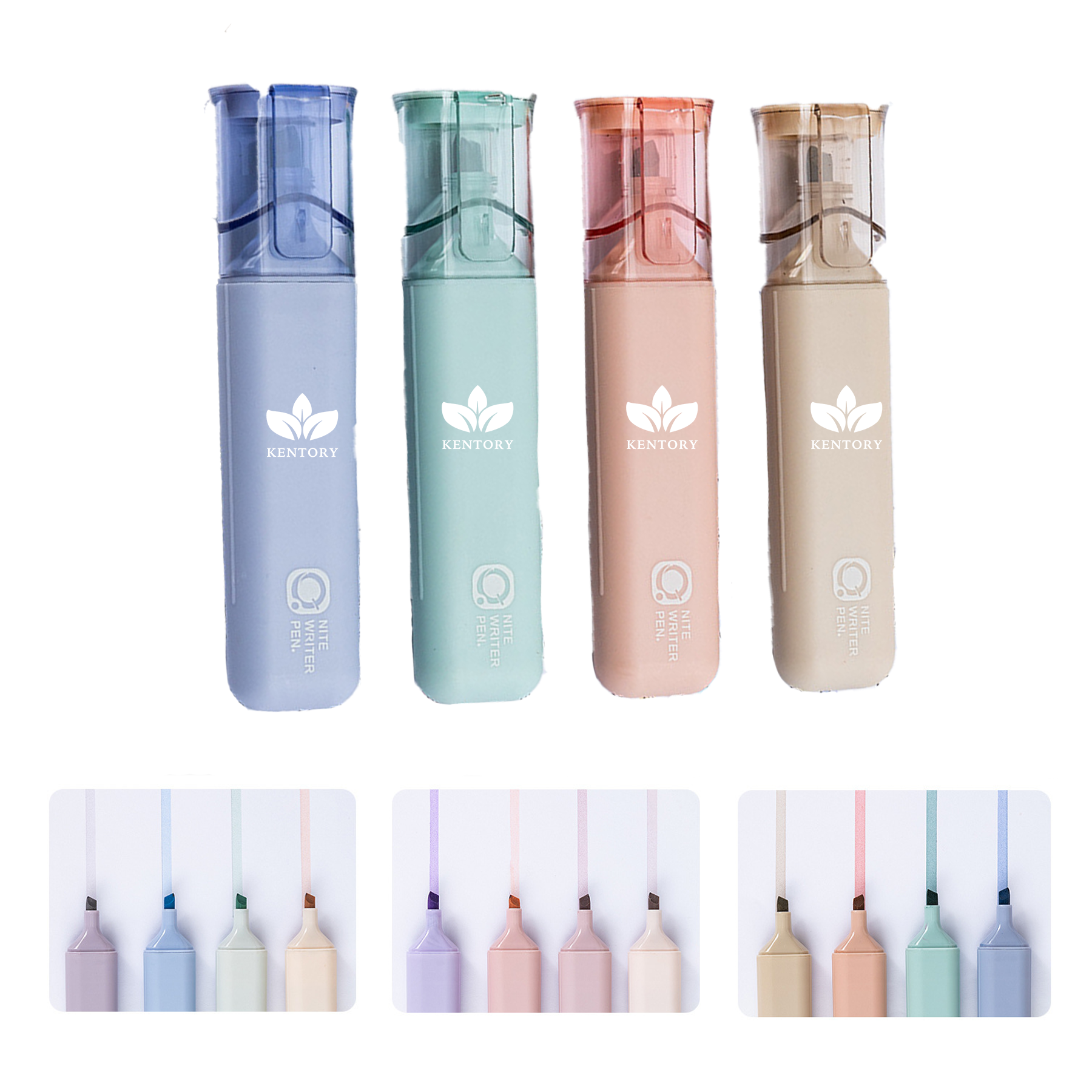 Highlighter 4 Pastel Assorted Colors