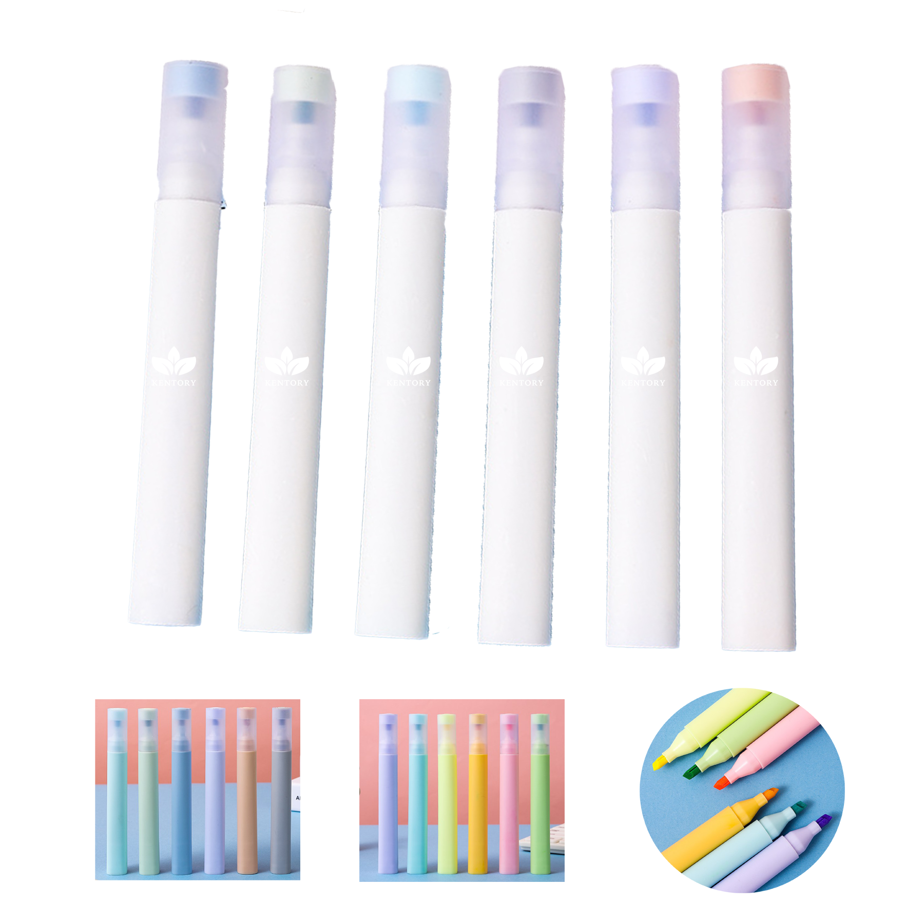 Cute Highlighters Mild Assorted Colors