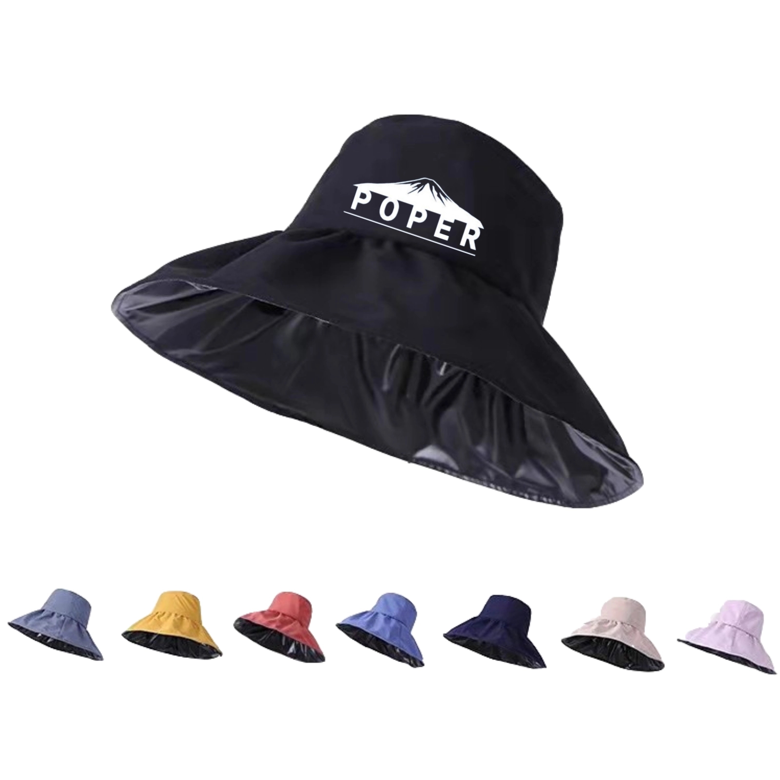 Breathable Glue-Coated Outdoor Sun Bucket Hat