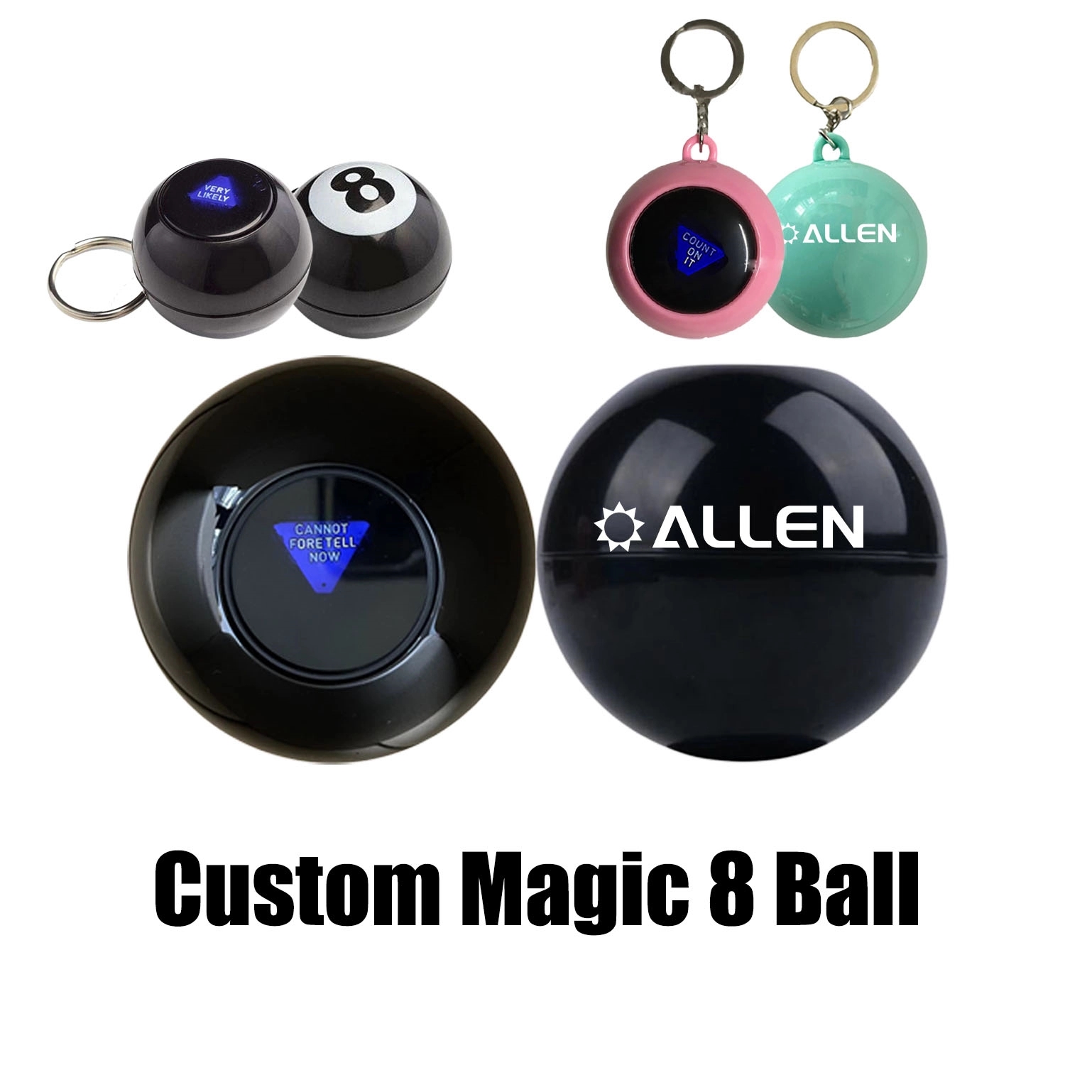 Magic 8 Ball Keychain