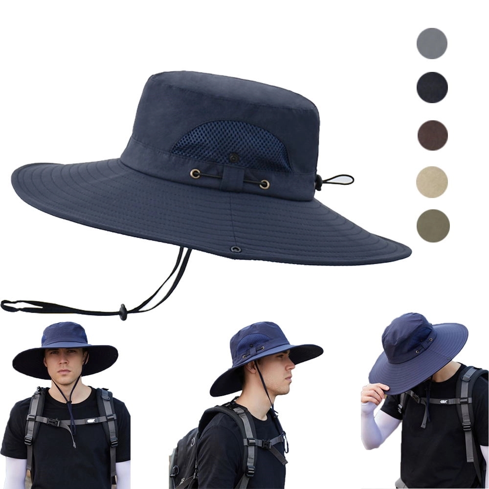 Sun Hat With Large Eaves
