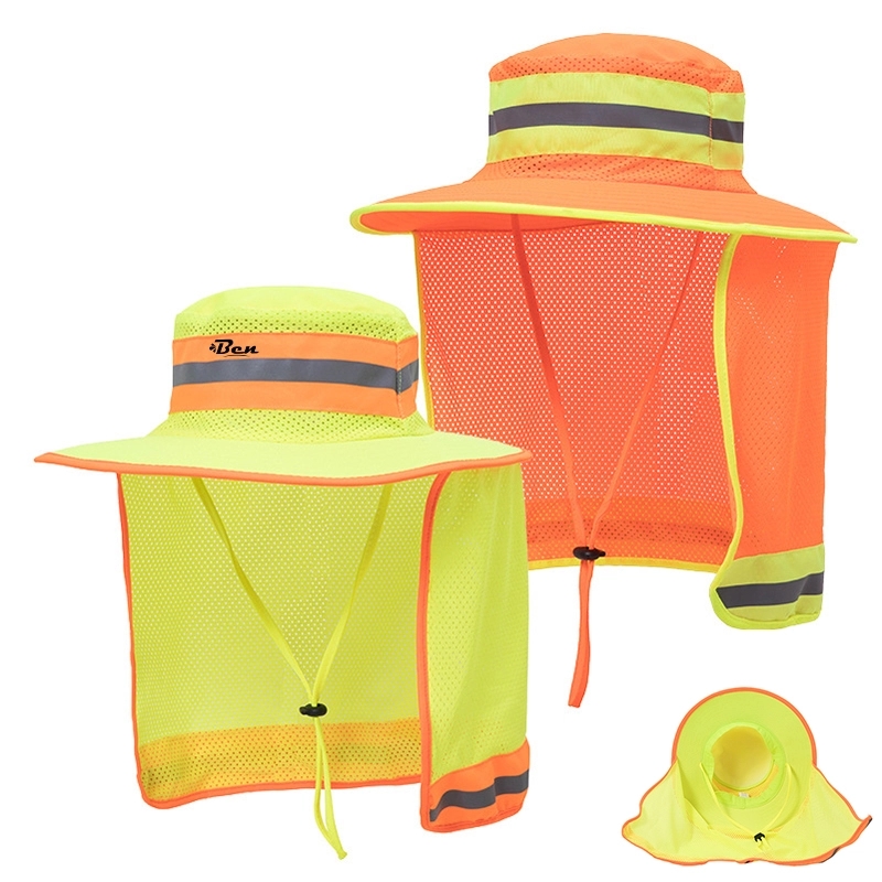 Full Standard Brim Mesh Sunshade High Visibility Reflective