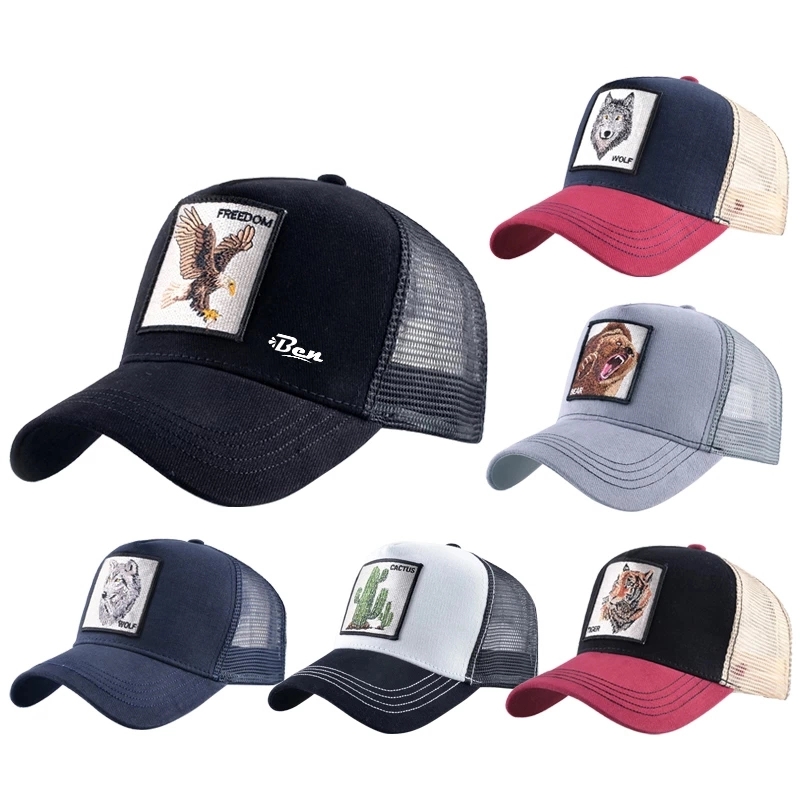 Animals Embroidery Baseball Cap Snapback Hip Hop Hat