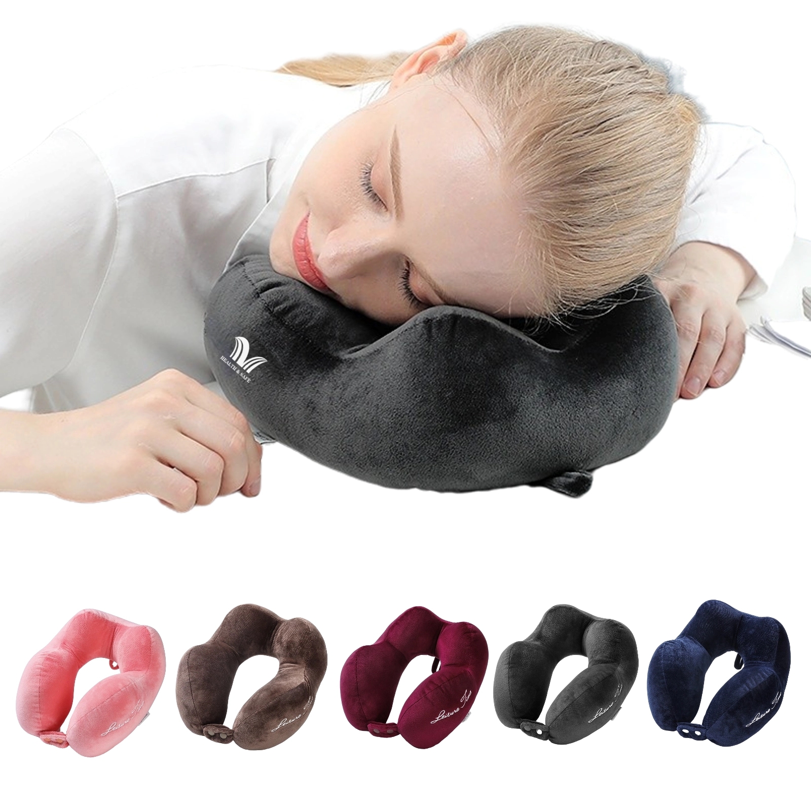 Stretchy U-Shaped Neck Travel Pillow