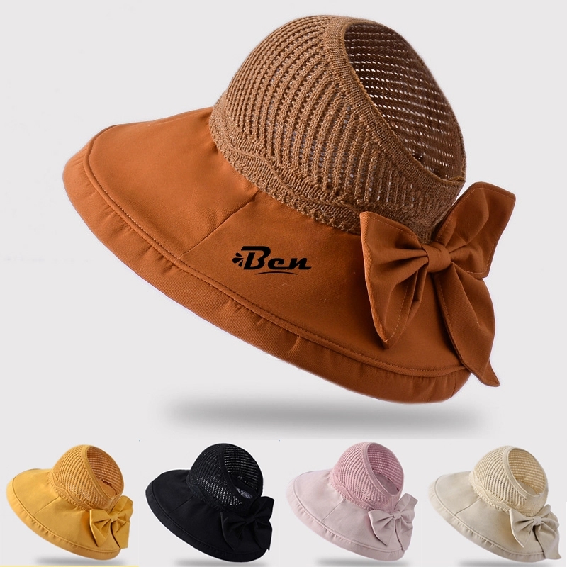 Empty Visor Cap For Women Wide Beach Sun Hats