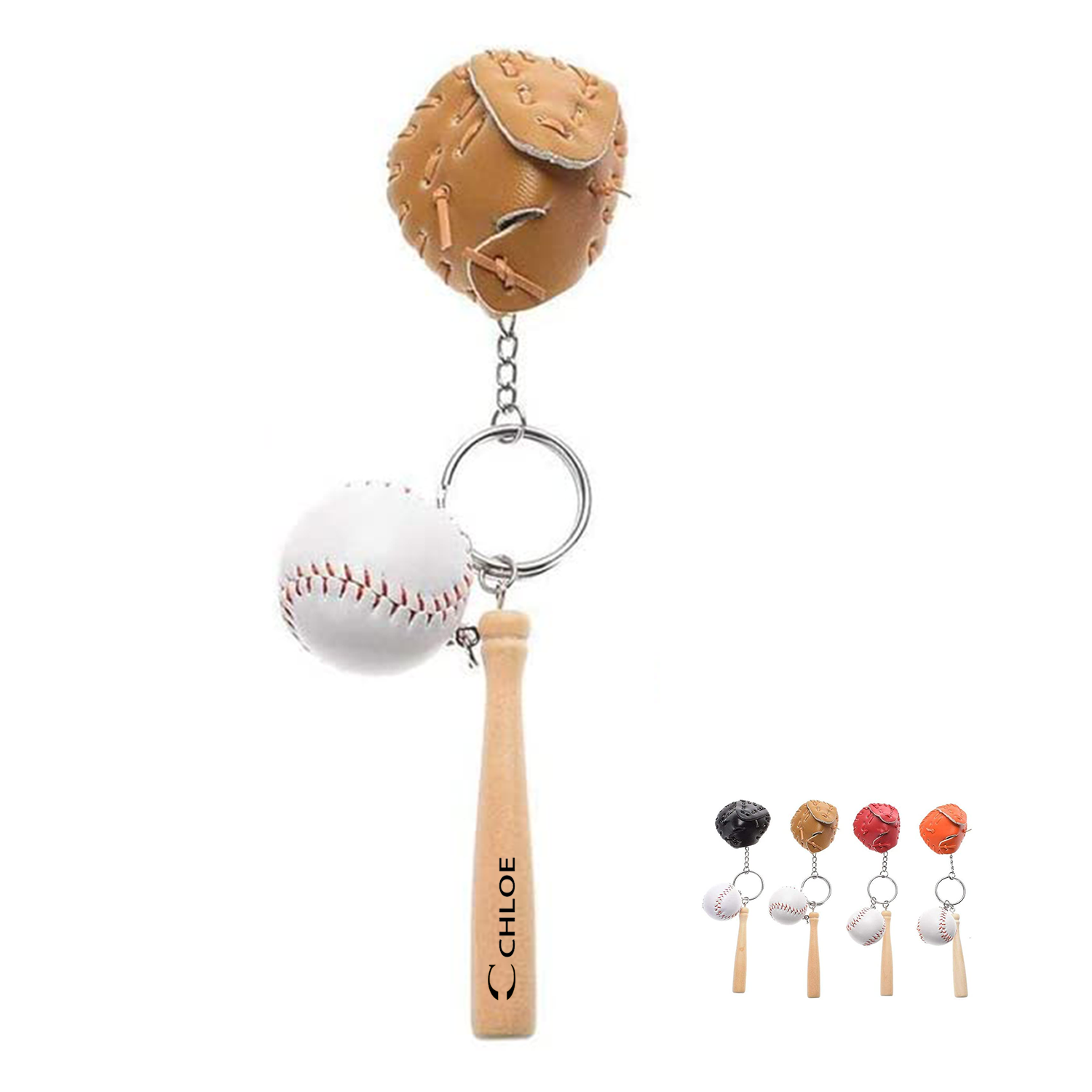 3-In-1 Baseball Kit Key Tag