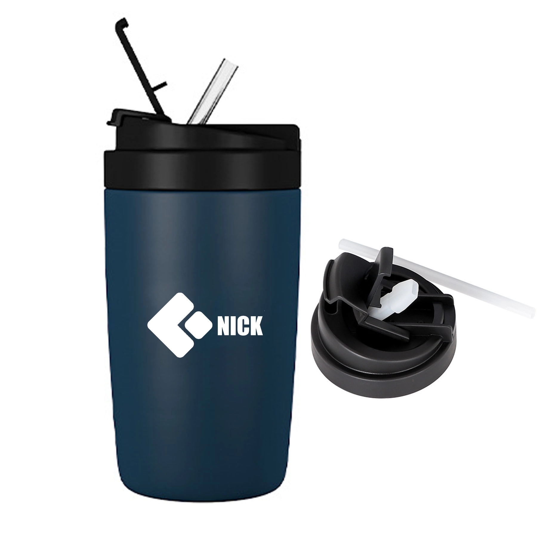 Vacuum Tumbler with Straw