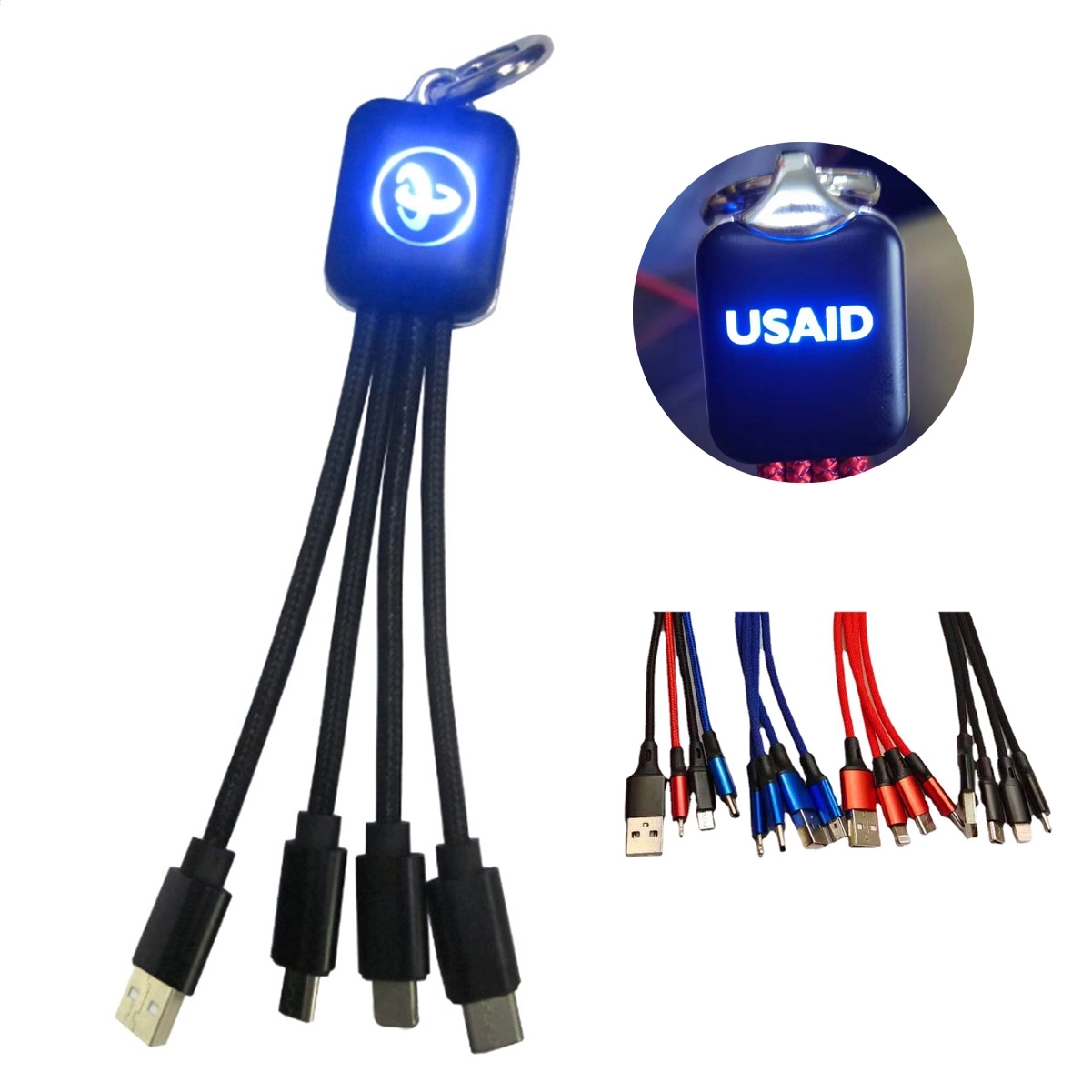 Light-Up Braided Charging Cable