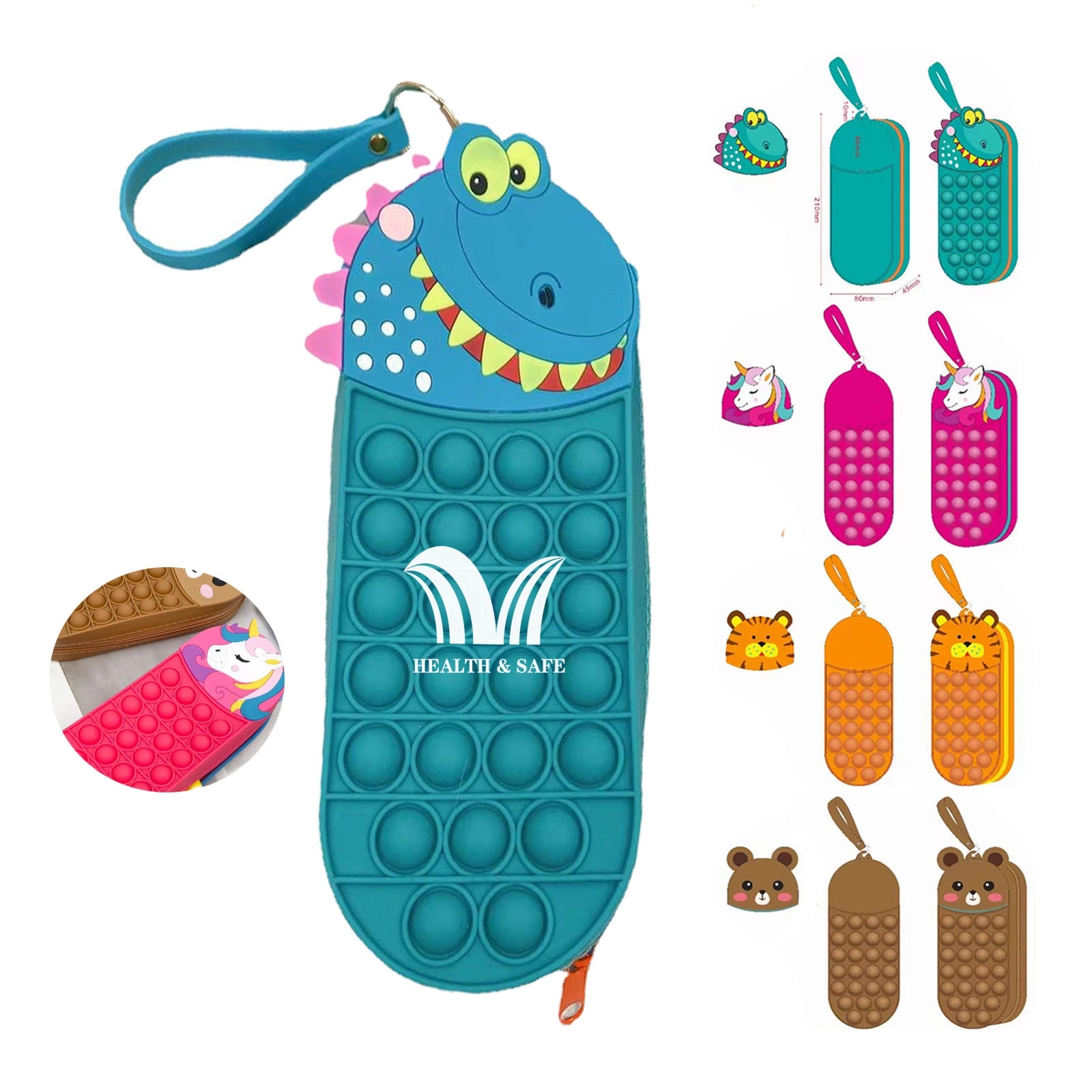 Silicone Decompression Multifunctional Stationery Box