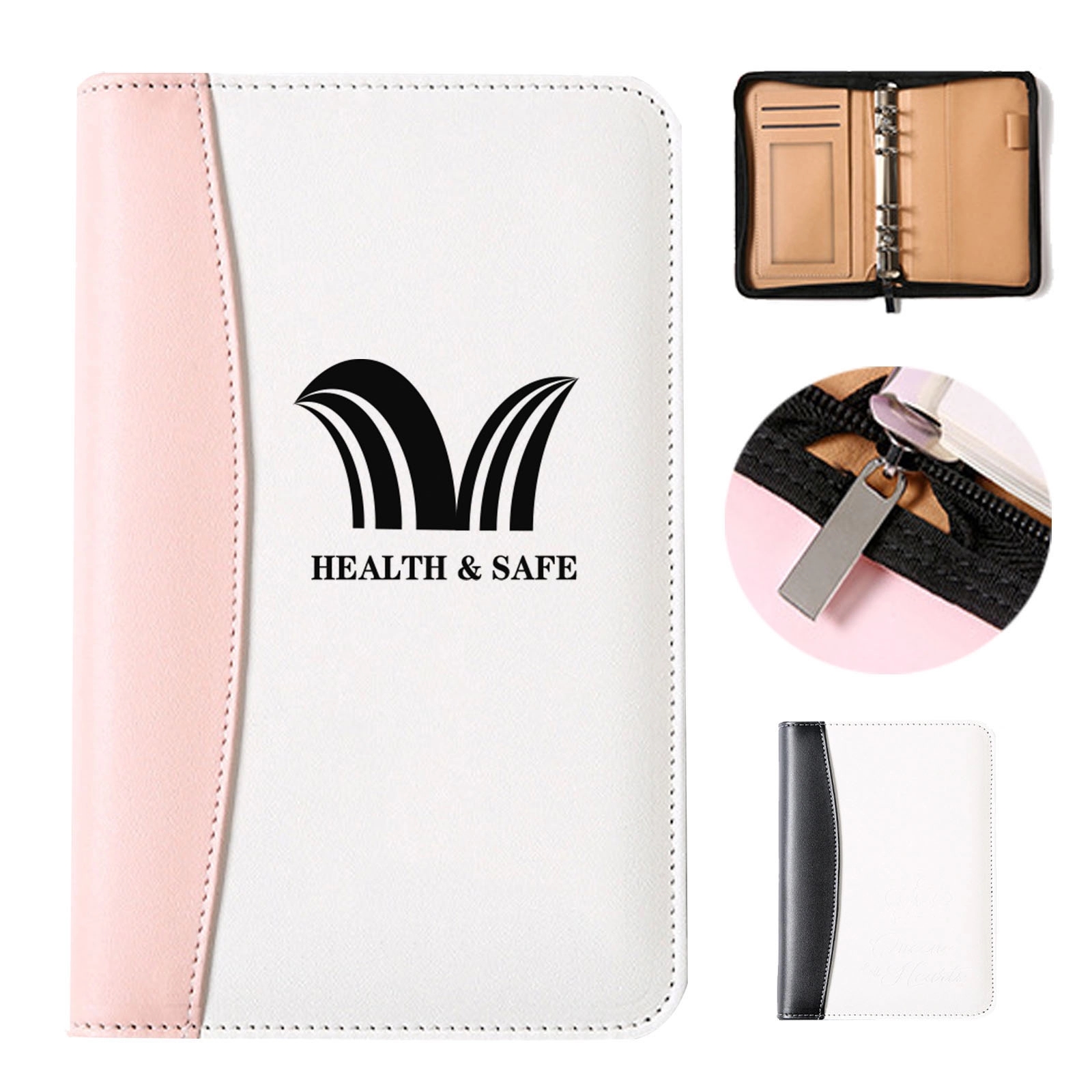 Multi-Functional Business Zipper Bag Notepad