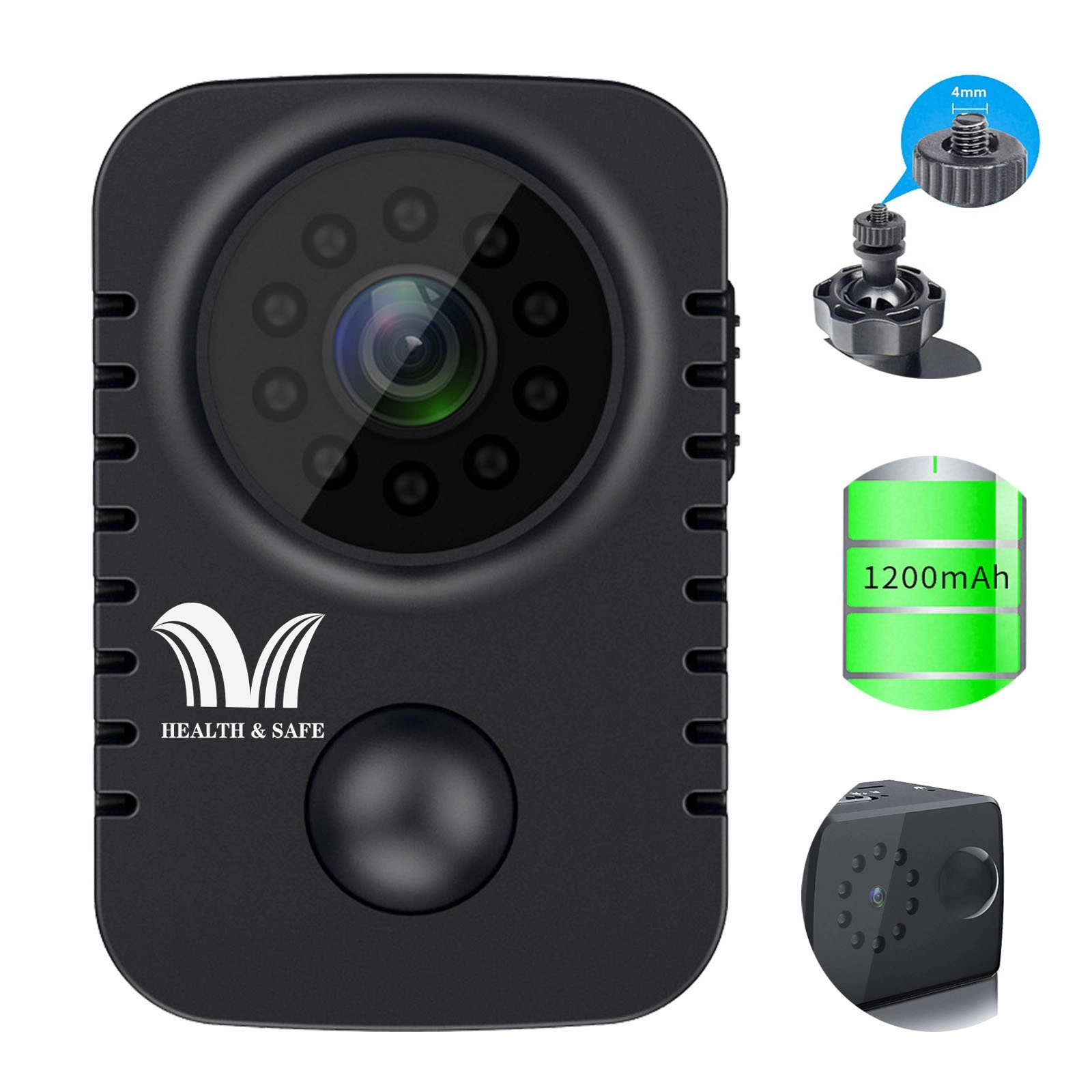 Wide-Angle Handheld Camera Recorder