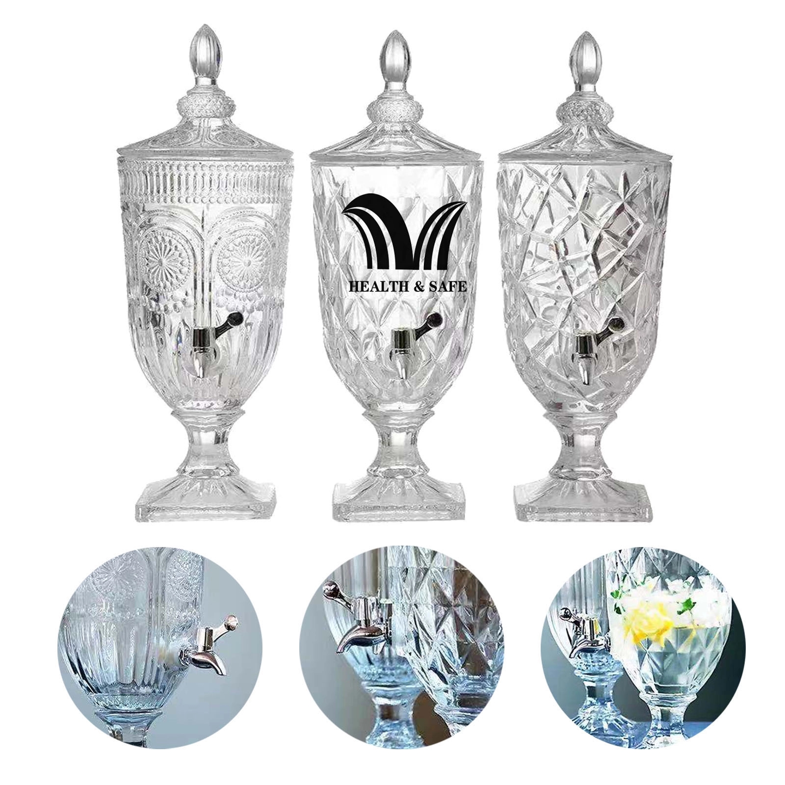 Glass Fruit Juice Pot Lid