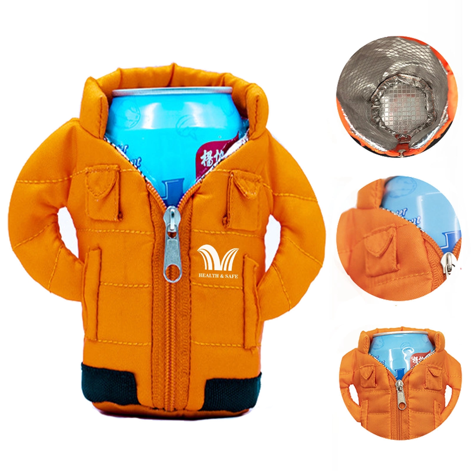 Neoprene Jacket Insulated Can Cooler Sleeve