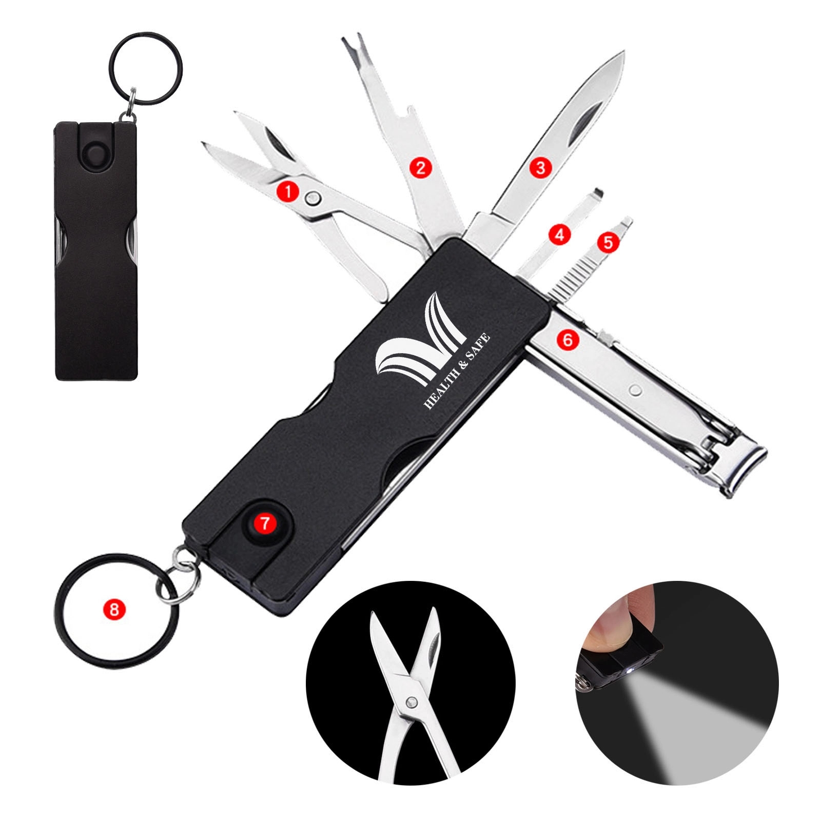 Portable Multifunctional Keychain