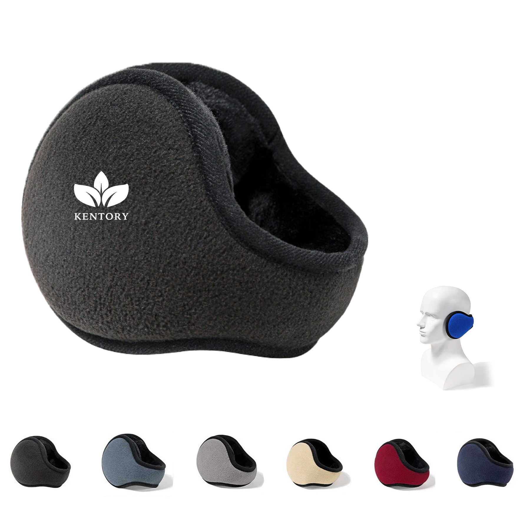 Classic Fleece Earmuffs Winter Accessory Outdoor
