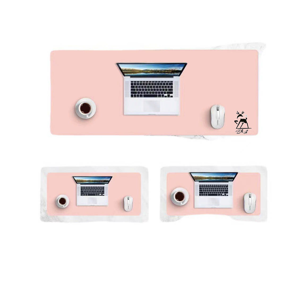 Full Color Big Mouse Pad With Stitched Edge