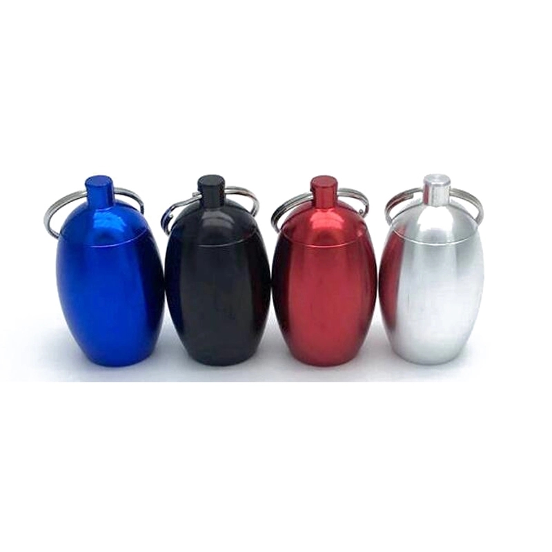 Waterproof Aluminum Container With Keychain