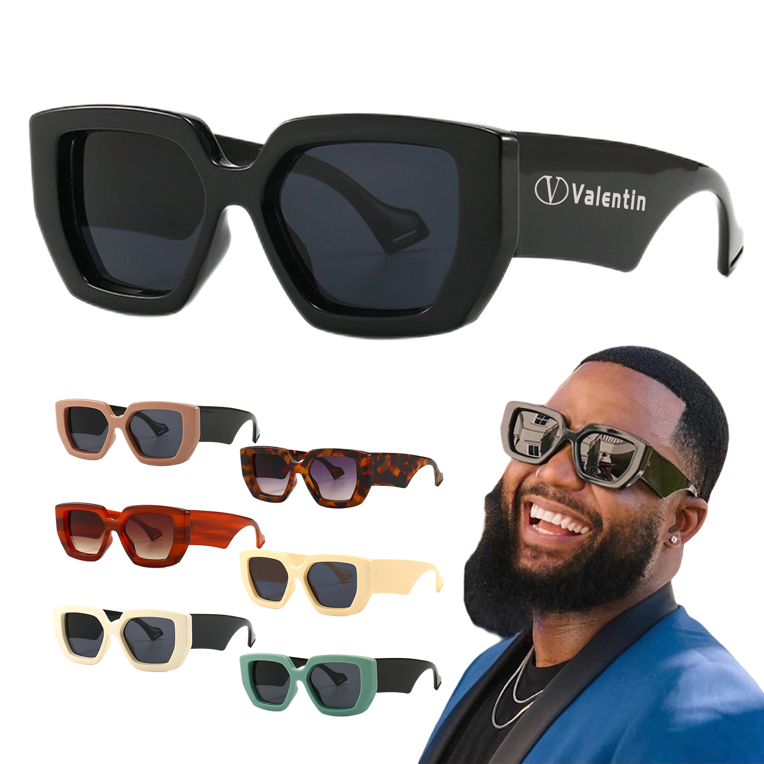 Vintage Square Sunglasses