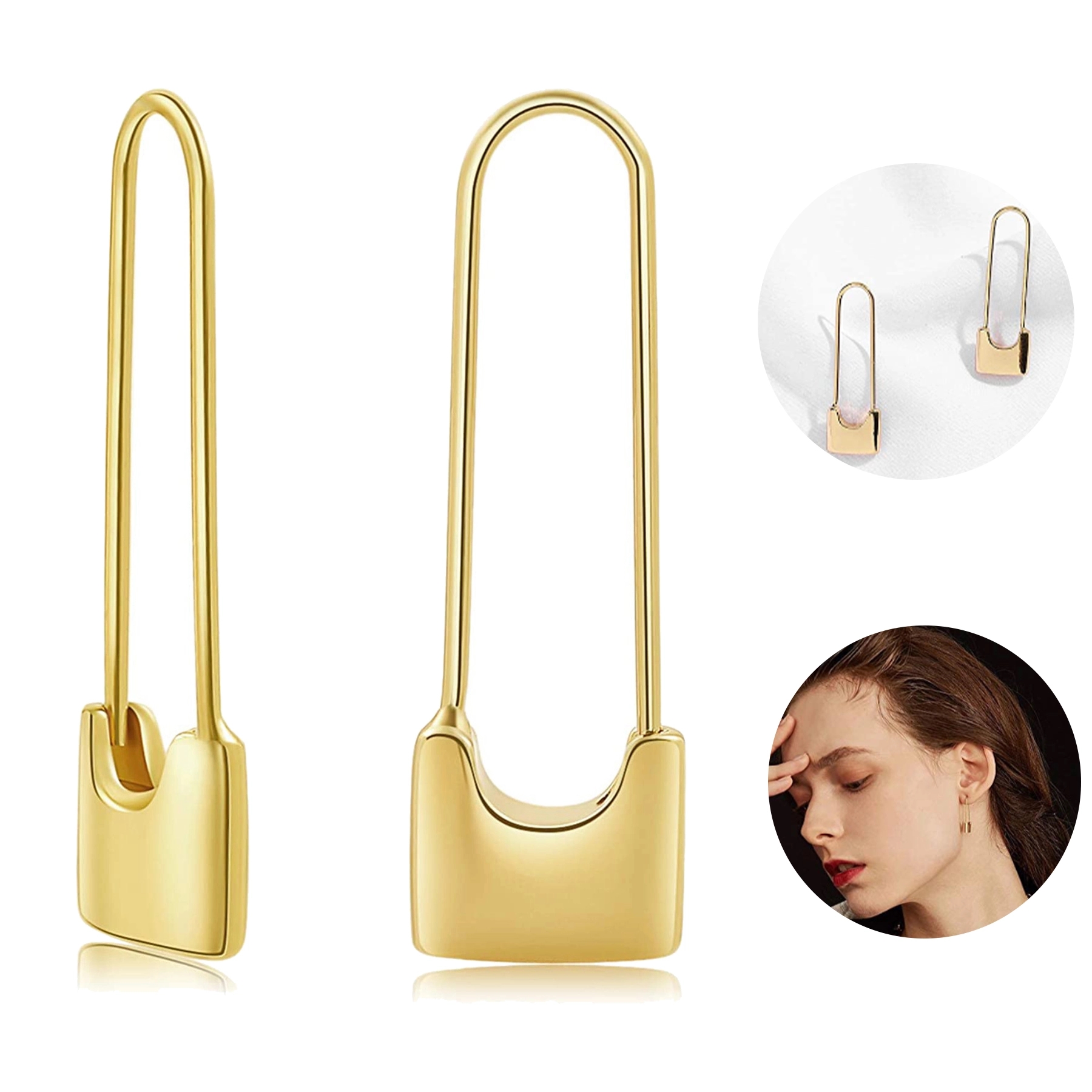 Pin Y2K Style Chunky Earring