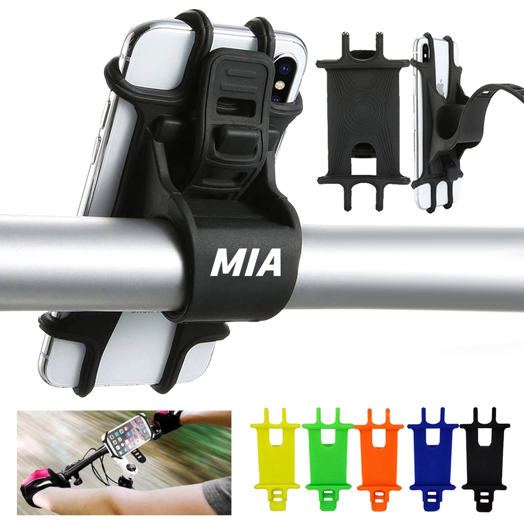 Silicone Bicycle Phone Holder Strap