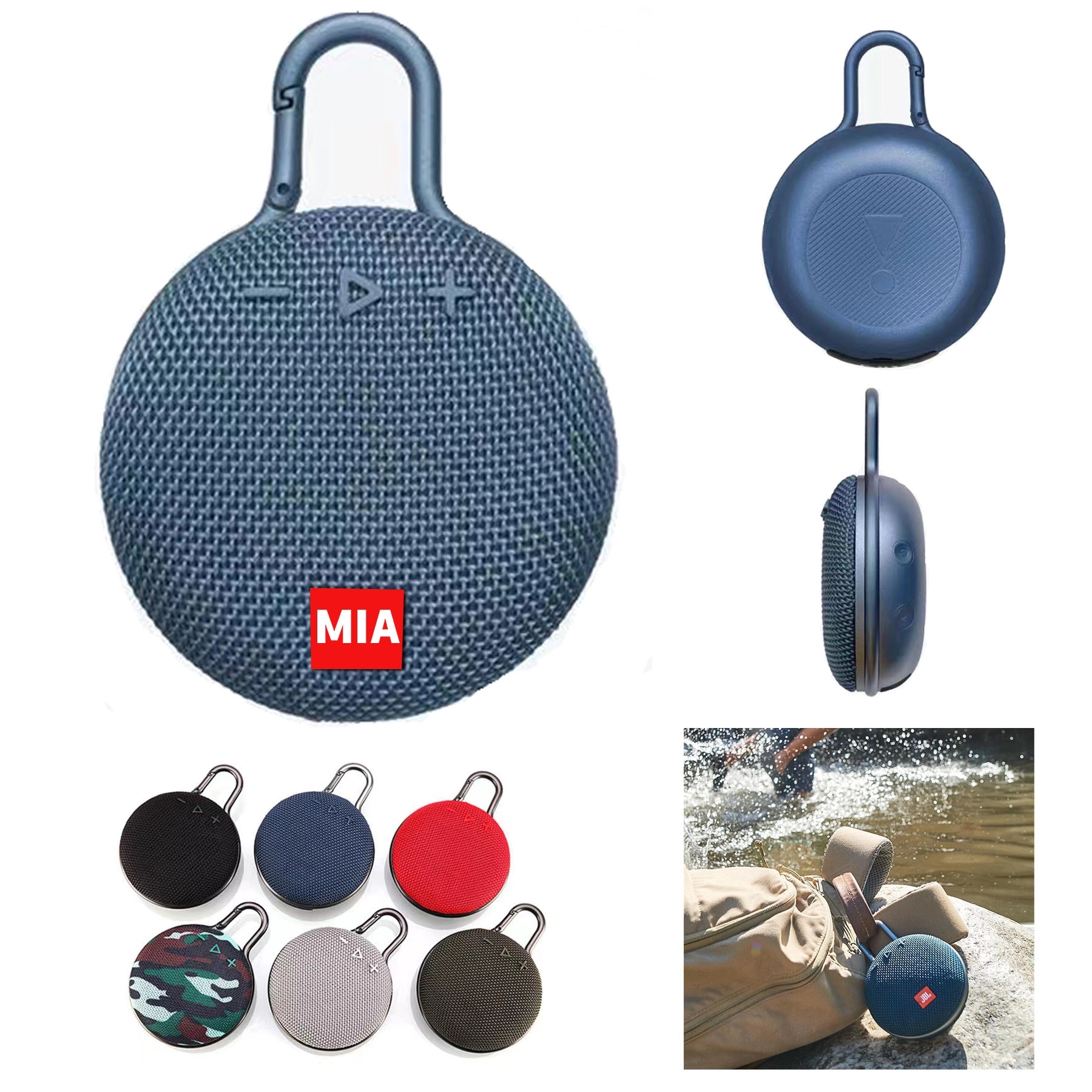 Portable Waterproof Bluetooth Speaker