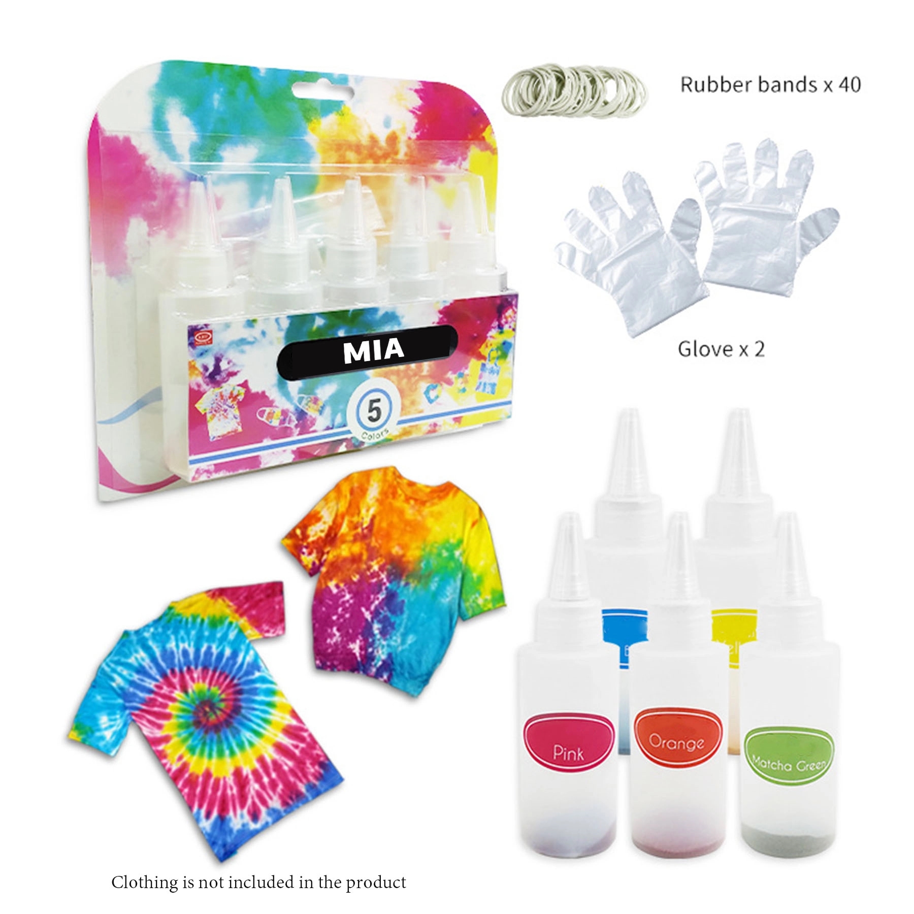 Tie-Dye Party Pigment Set