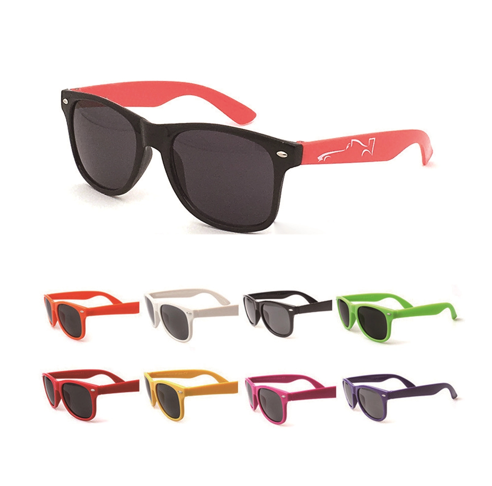 Lightweight UV Protection Plastic Sunglasses