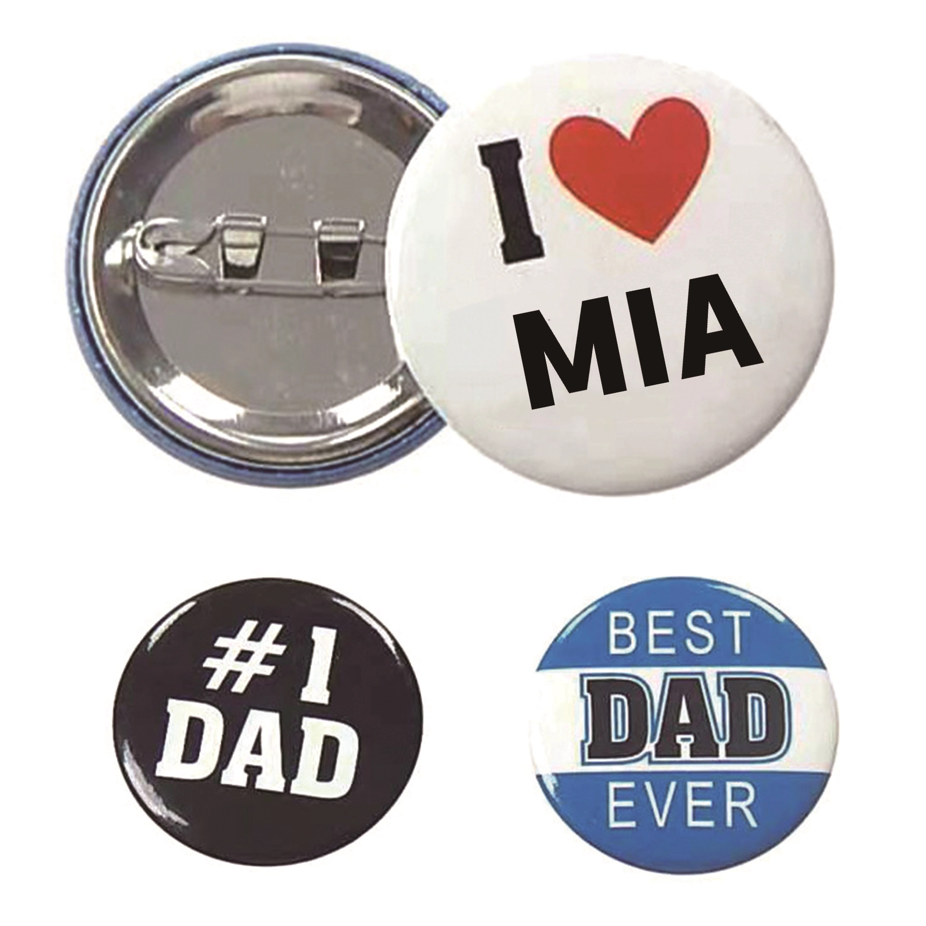 2" Custom Round Tinplate Badge