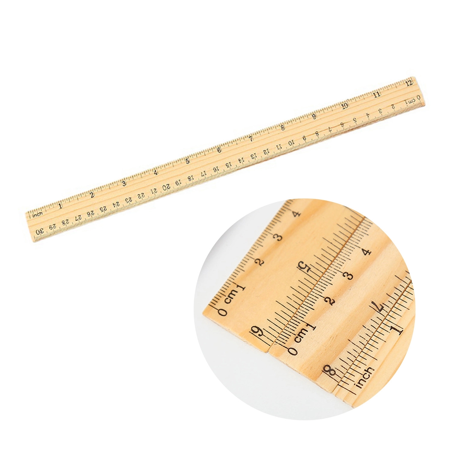 Light Natural Wood Yardstick