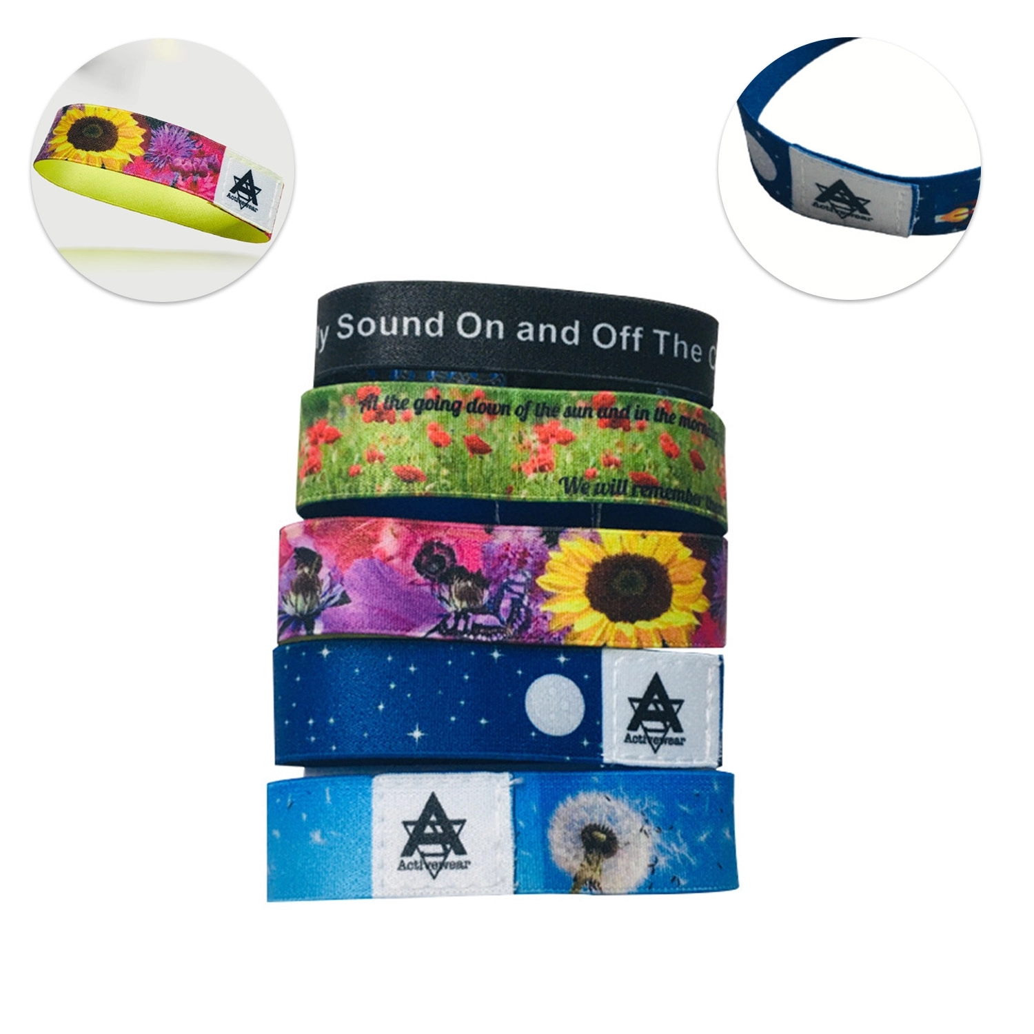 Hd Sublimation Elastic Wristband