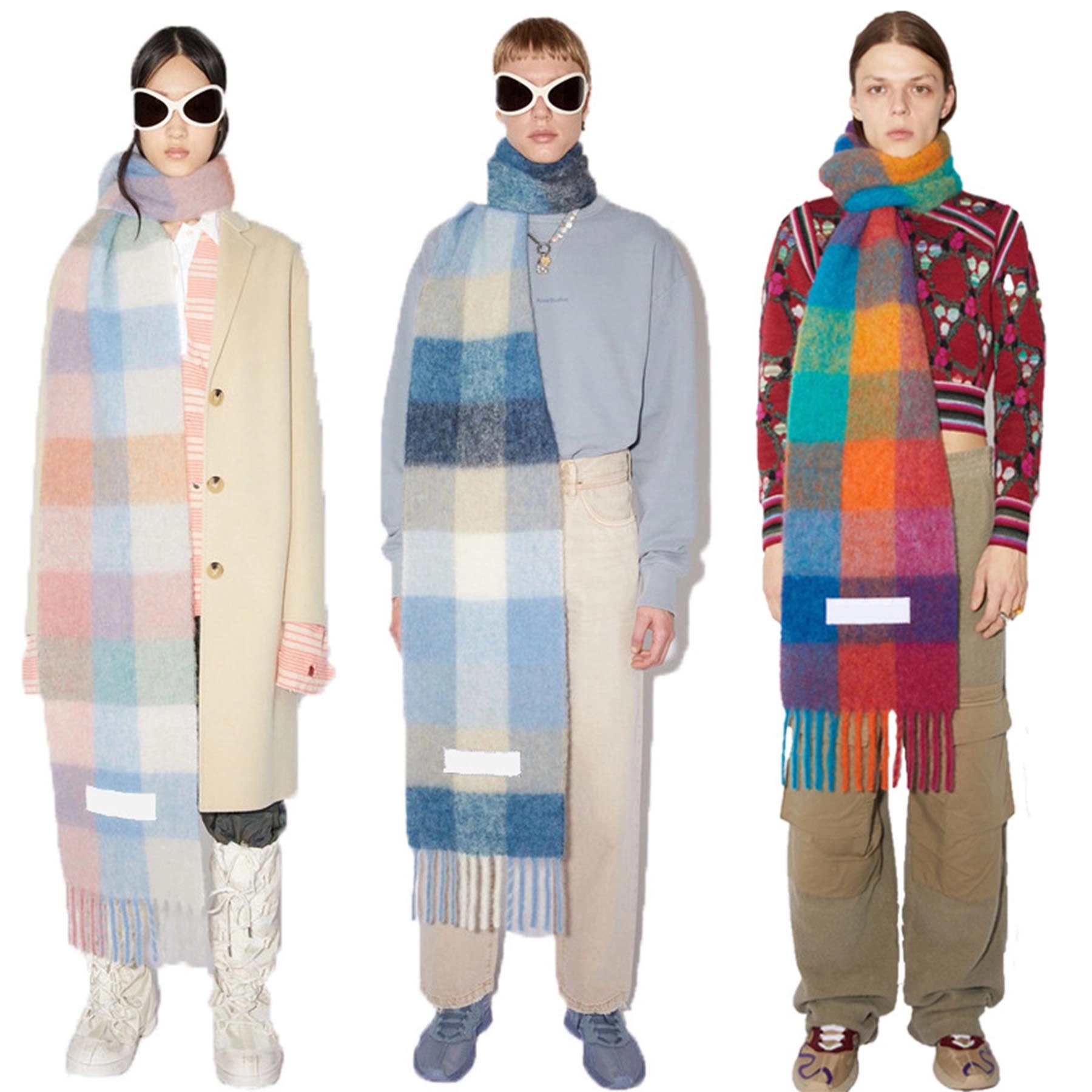 Imitation Cashmere Winter Extra Long Scarf