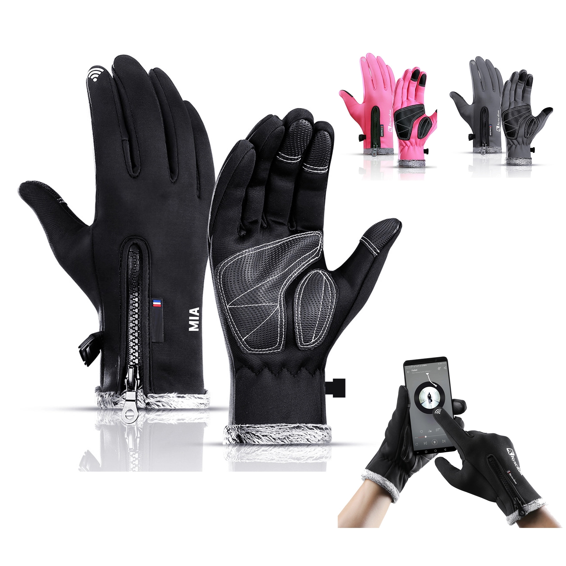Warm Touchscreen Fleece Gloves