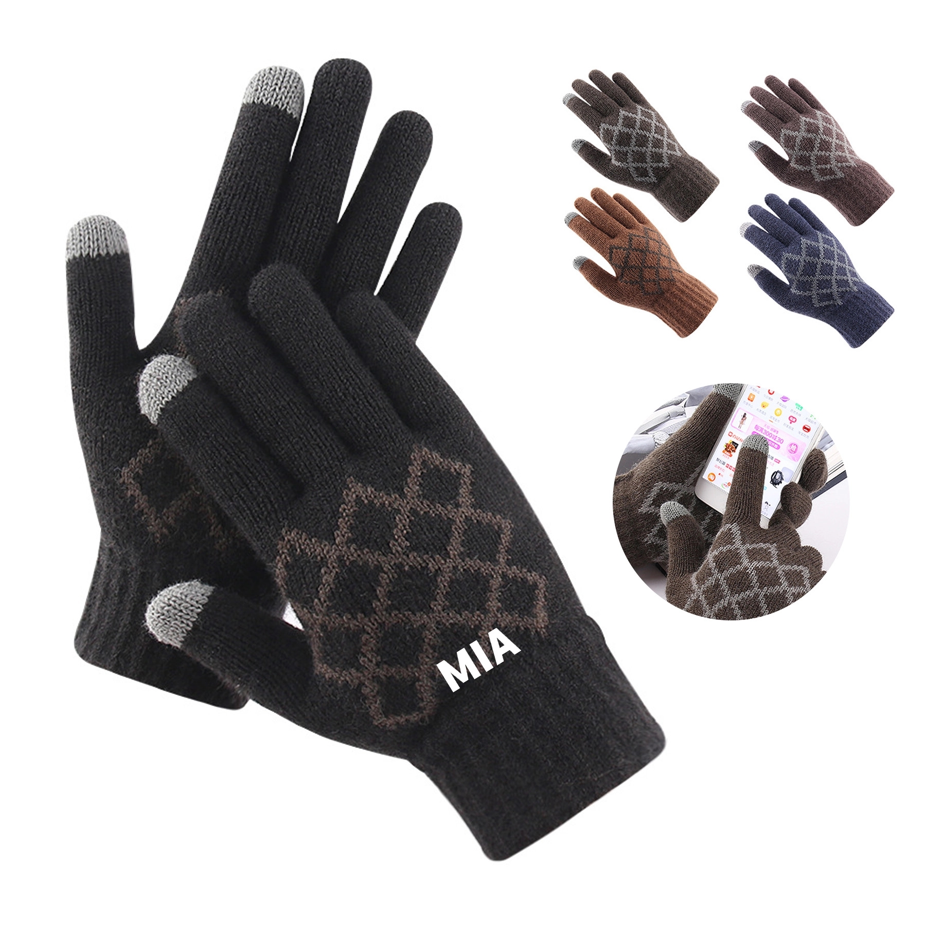 Thick Knitted Gloves