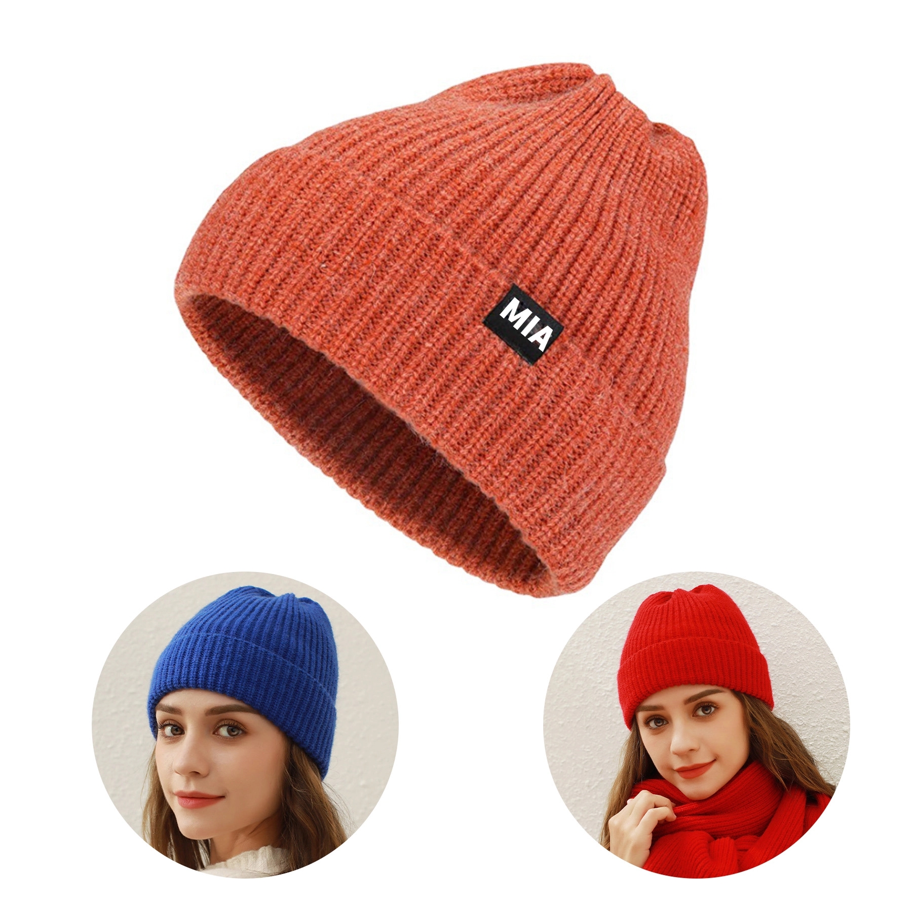 Solid Color Knit Hat
