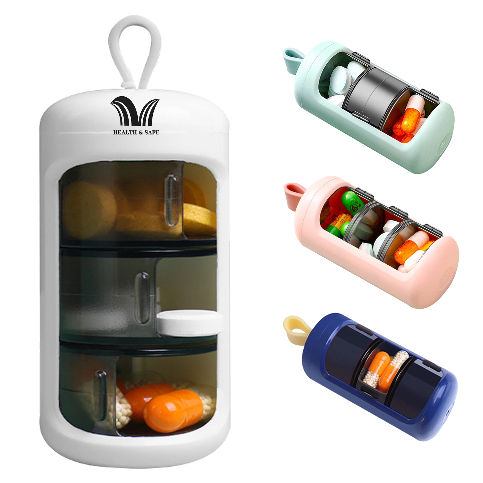 3-Compartment Pill Organizer