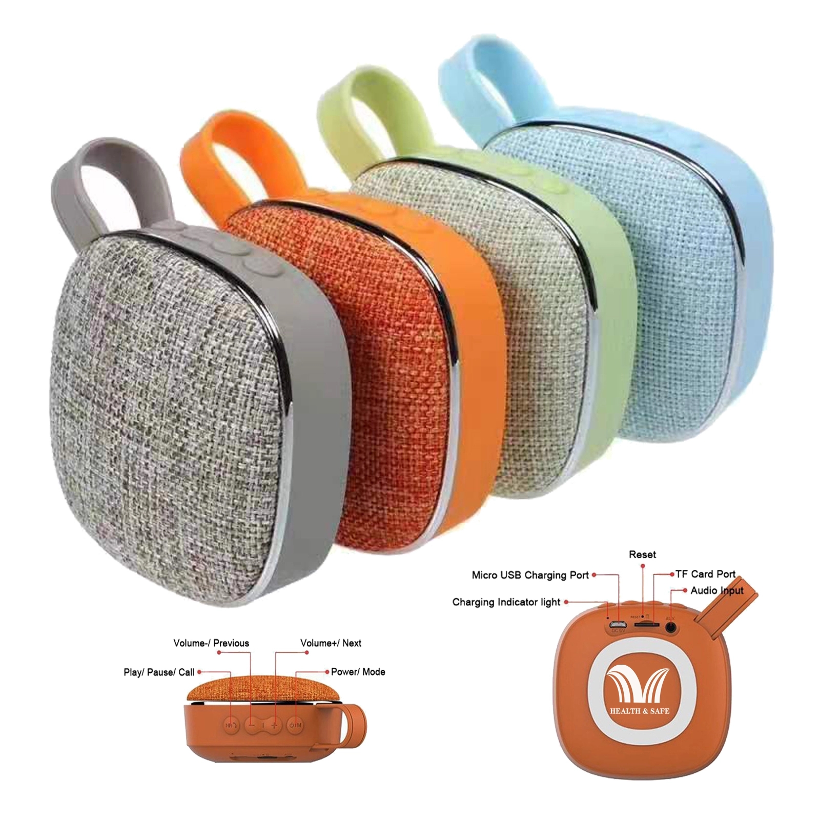 Outdoor Fabric Bluetooth Speaker