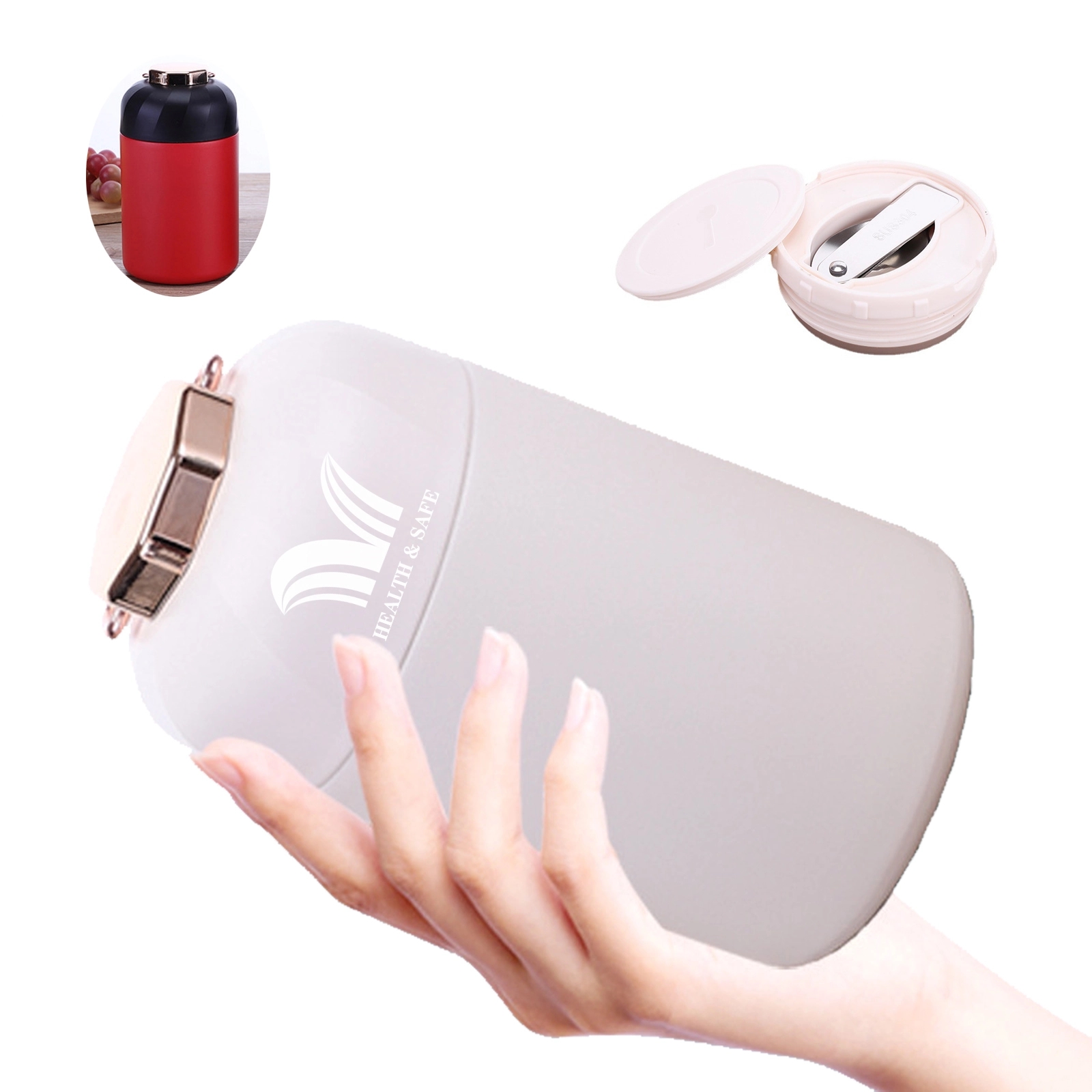 Portable Stainless Steel Food Jar