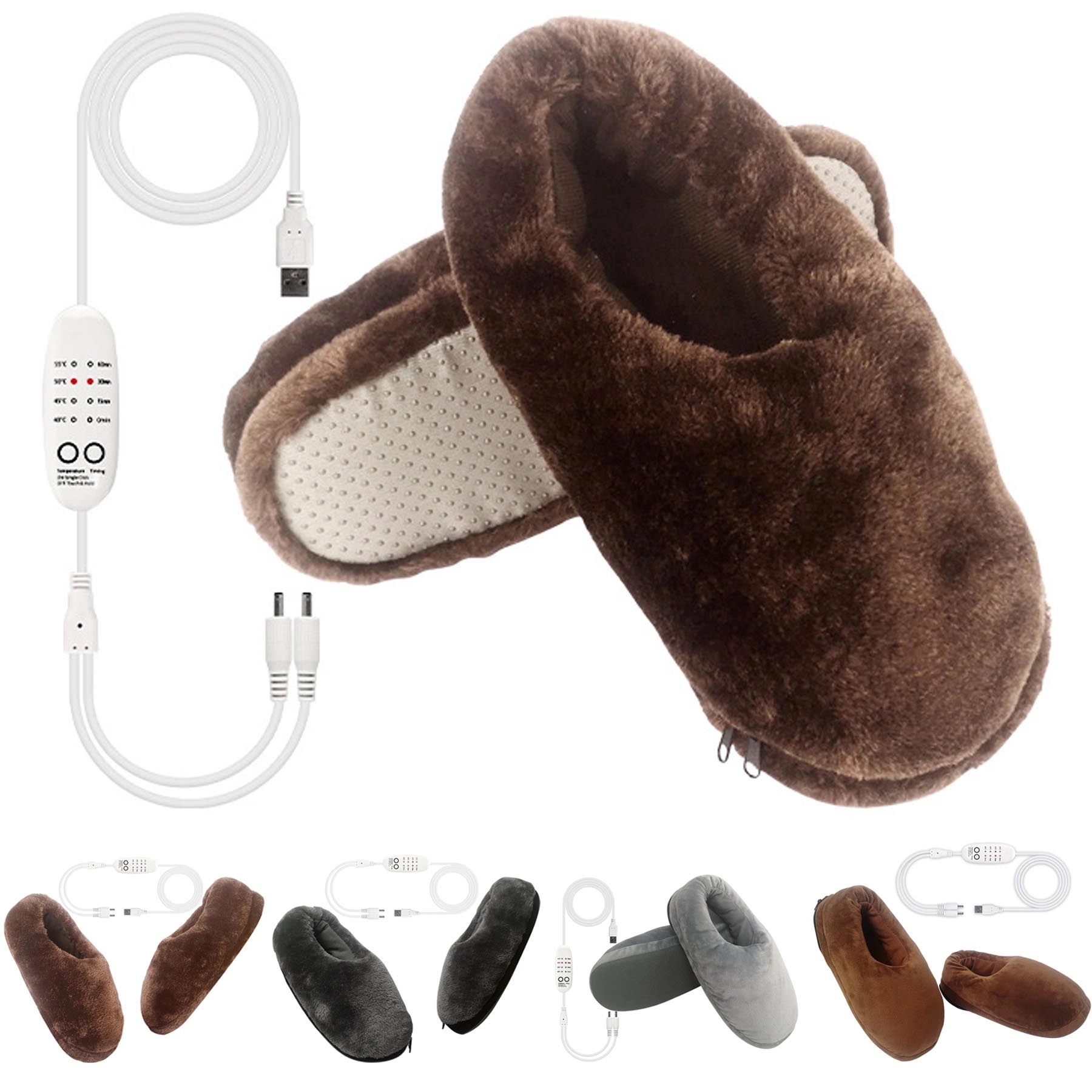 Heated Slippers Feet Warmers