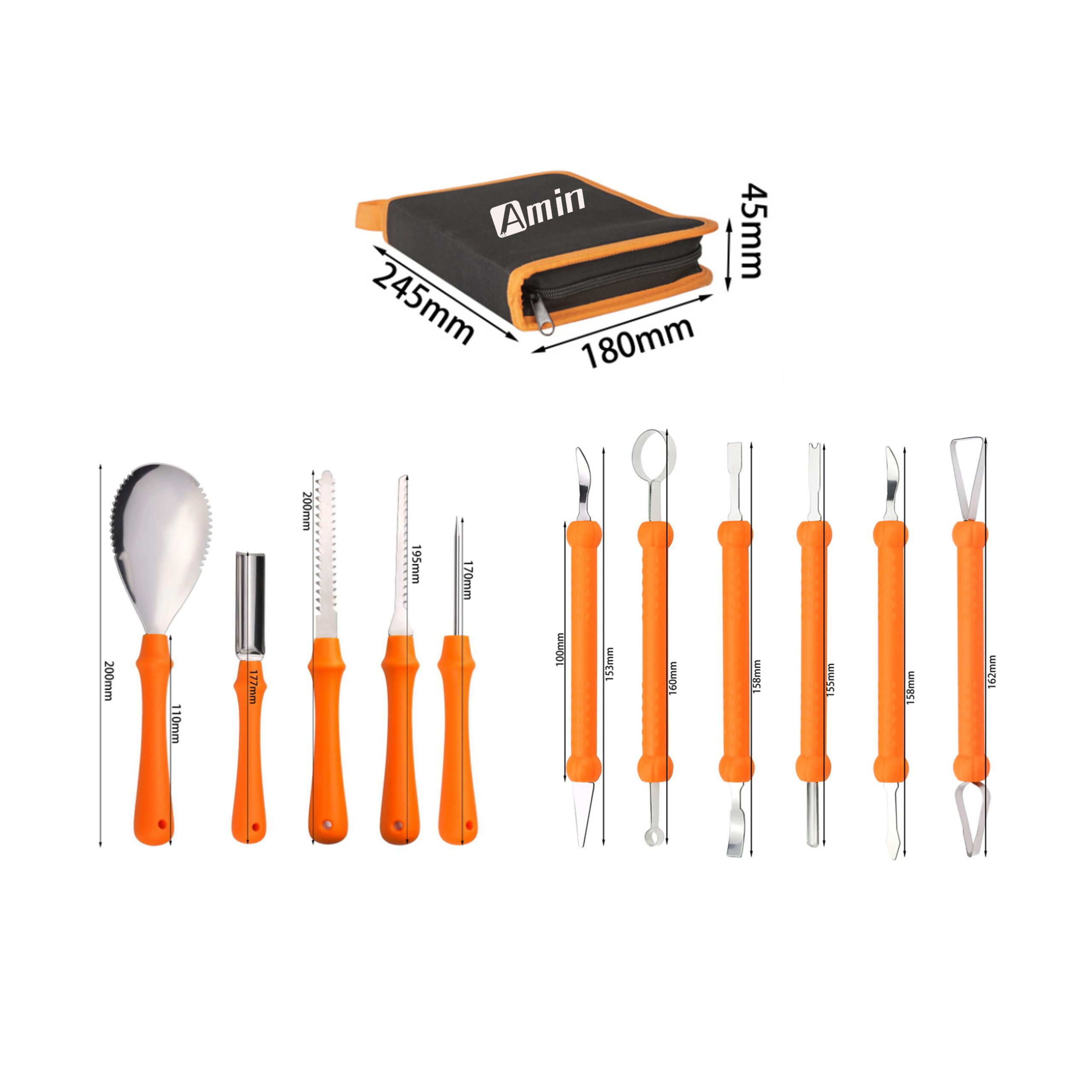 11 Pieces Professional Pumpkin Craving Kits