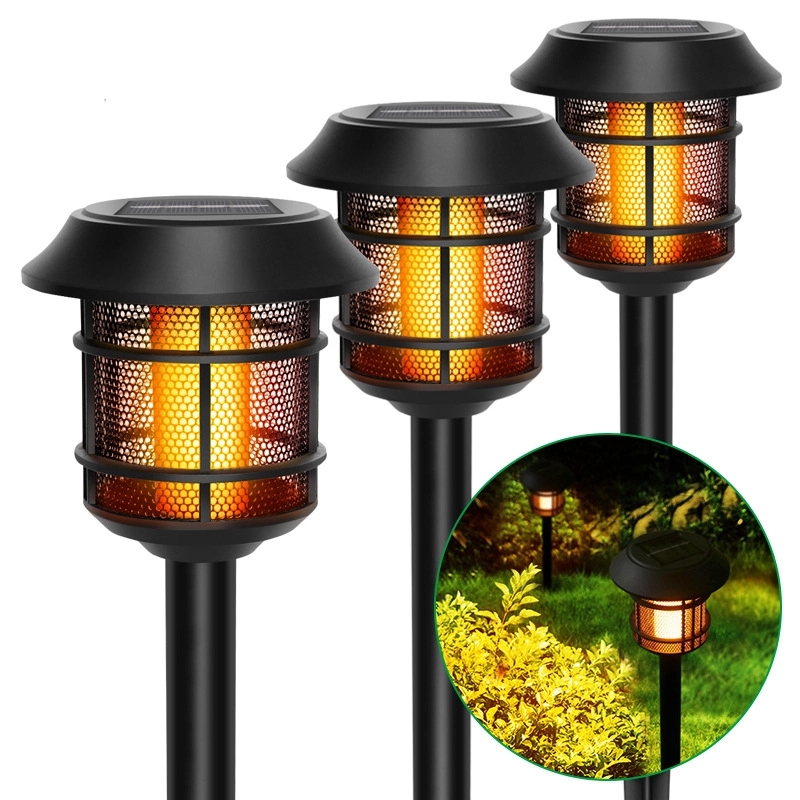 36 Led Solar Flame Lamp Outdoor